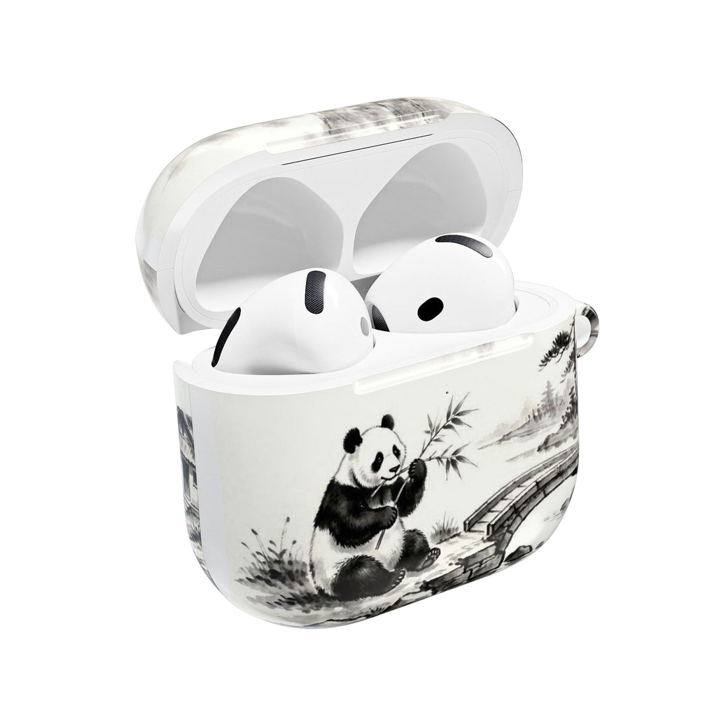 Panda Bamboo Landscape AirPod Case
