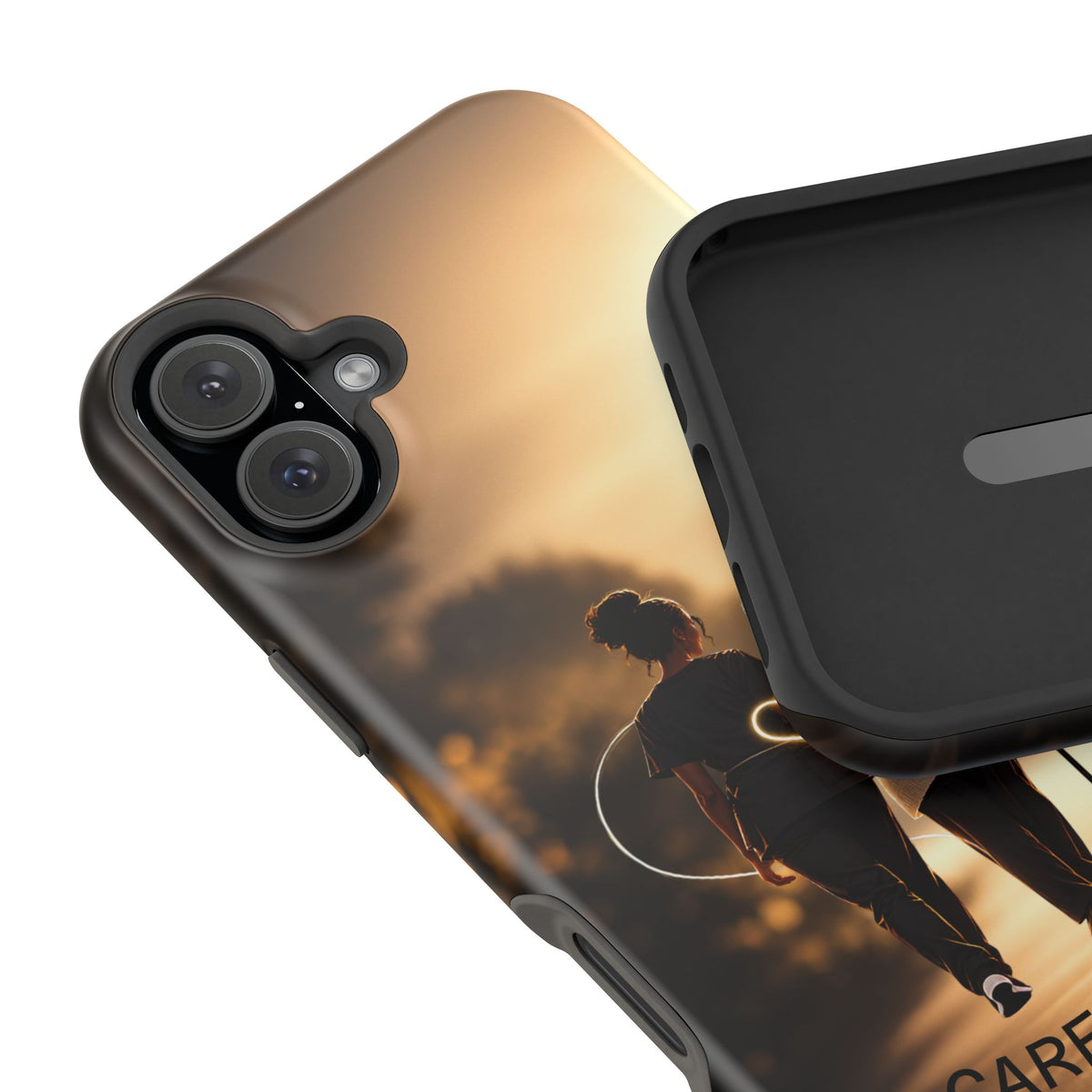 Caregiver Phone Case — Impact-Resistant Protective Case with Heart Design
