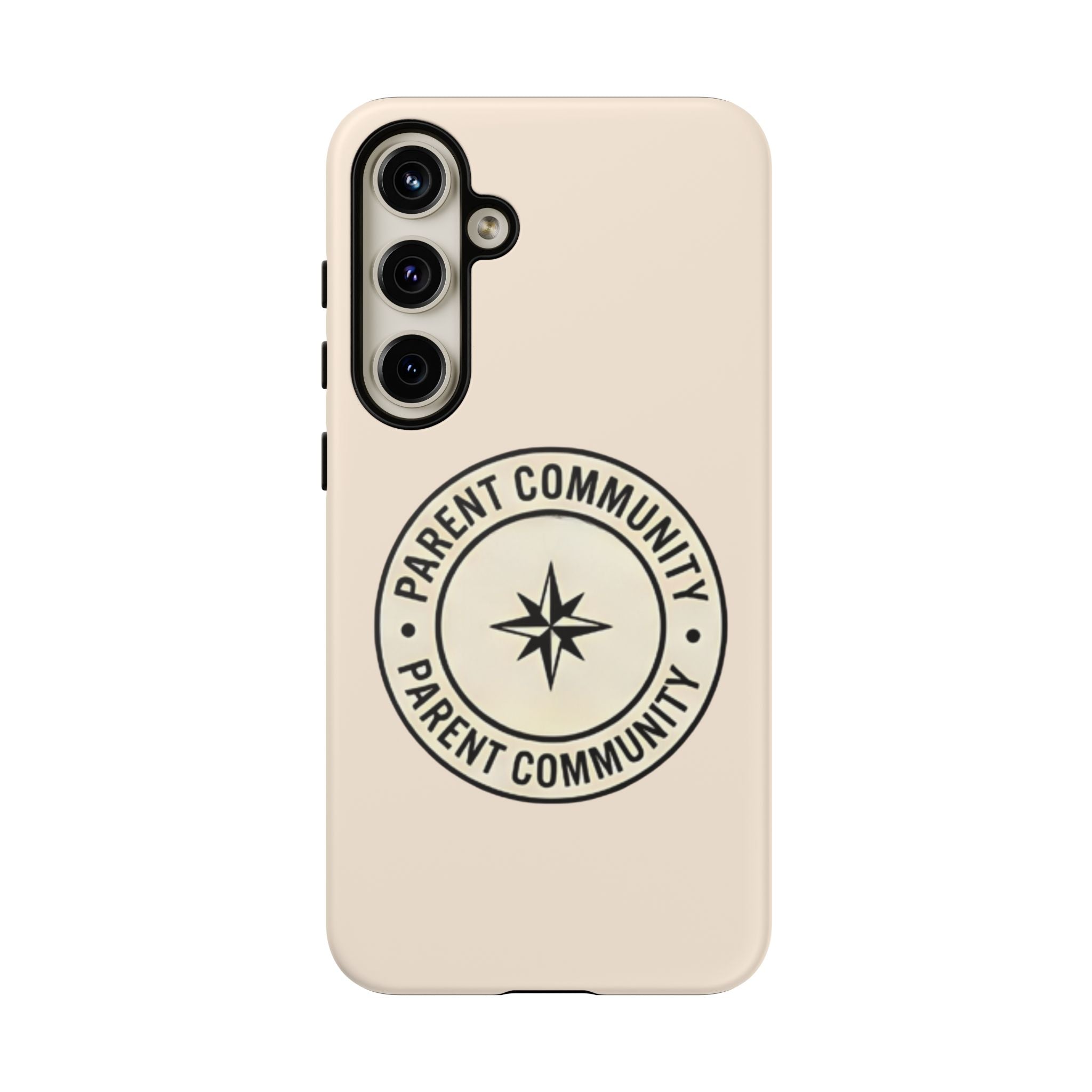 Parent Community Tough Phone Case — Durable Compass Logo Protective Cover