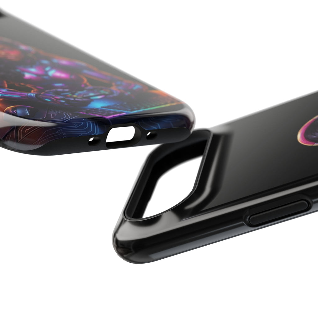Gamer Girl Cyber Armor Phone Case — Impact‑Resistant Protective Cover