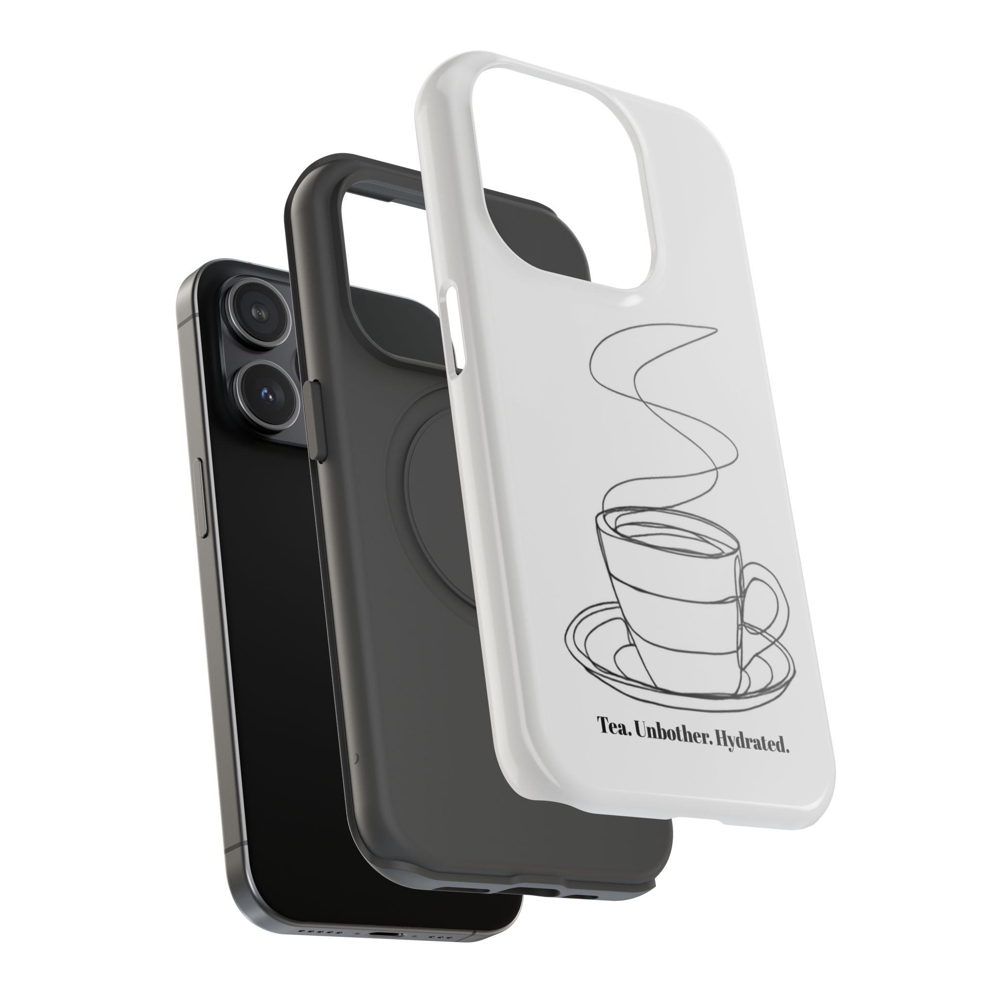 Tea Unbothered Hydrated Phone Case — Impact-Resistant