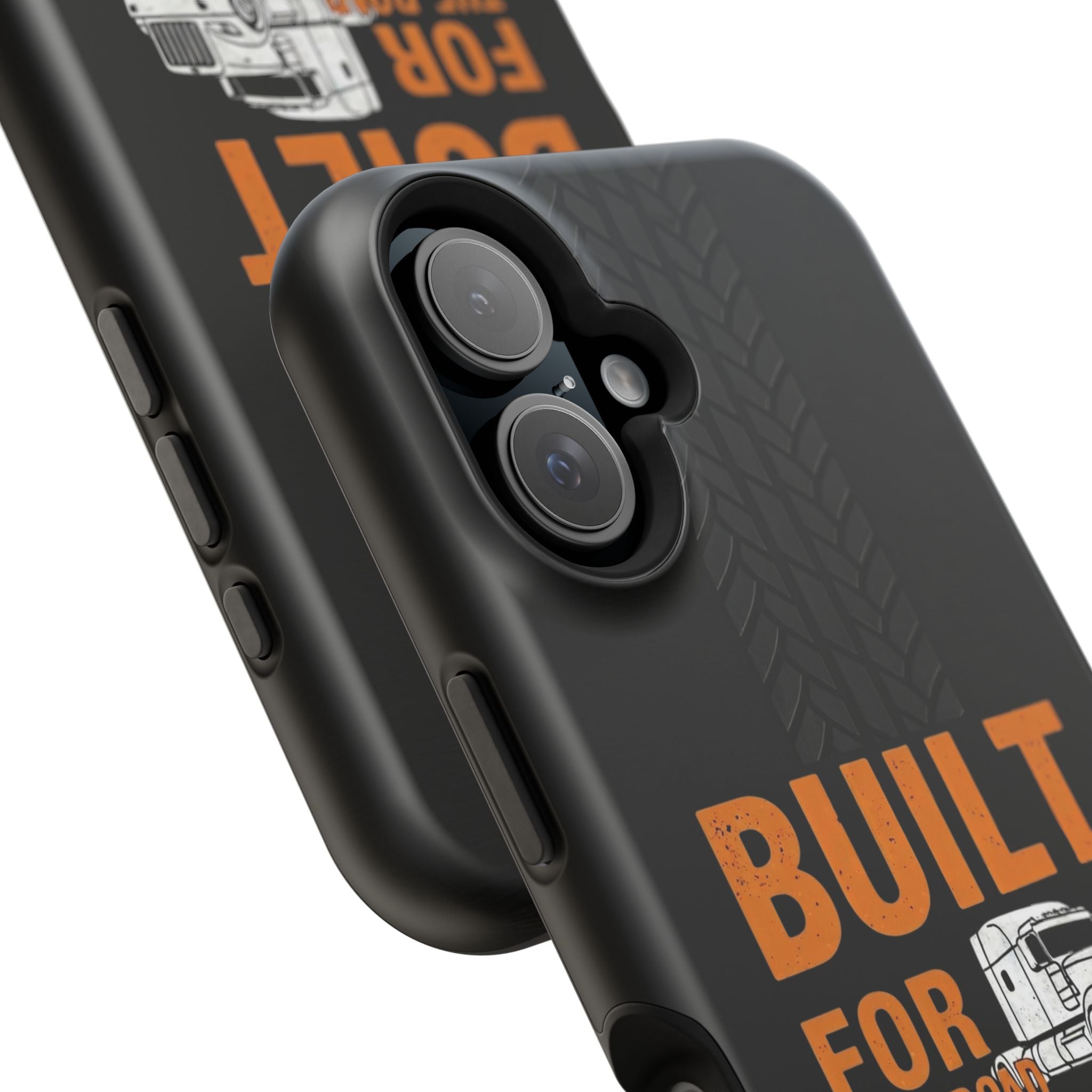 Phone Case — "Built for the Road" Truck Tire-Track Impact-Resistant Case