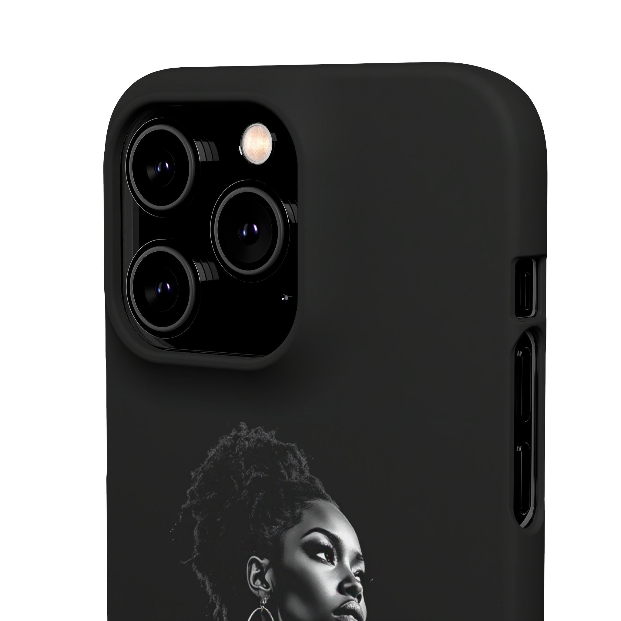 Phone Case — "Long Haul Loyalty" Black Portrait Snap Case