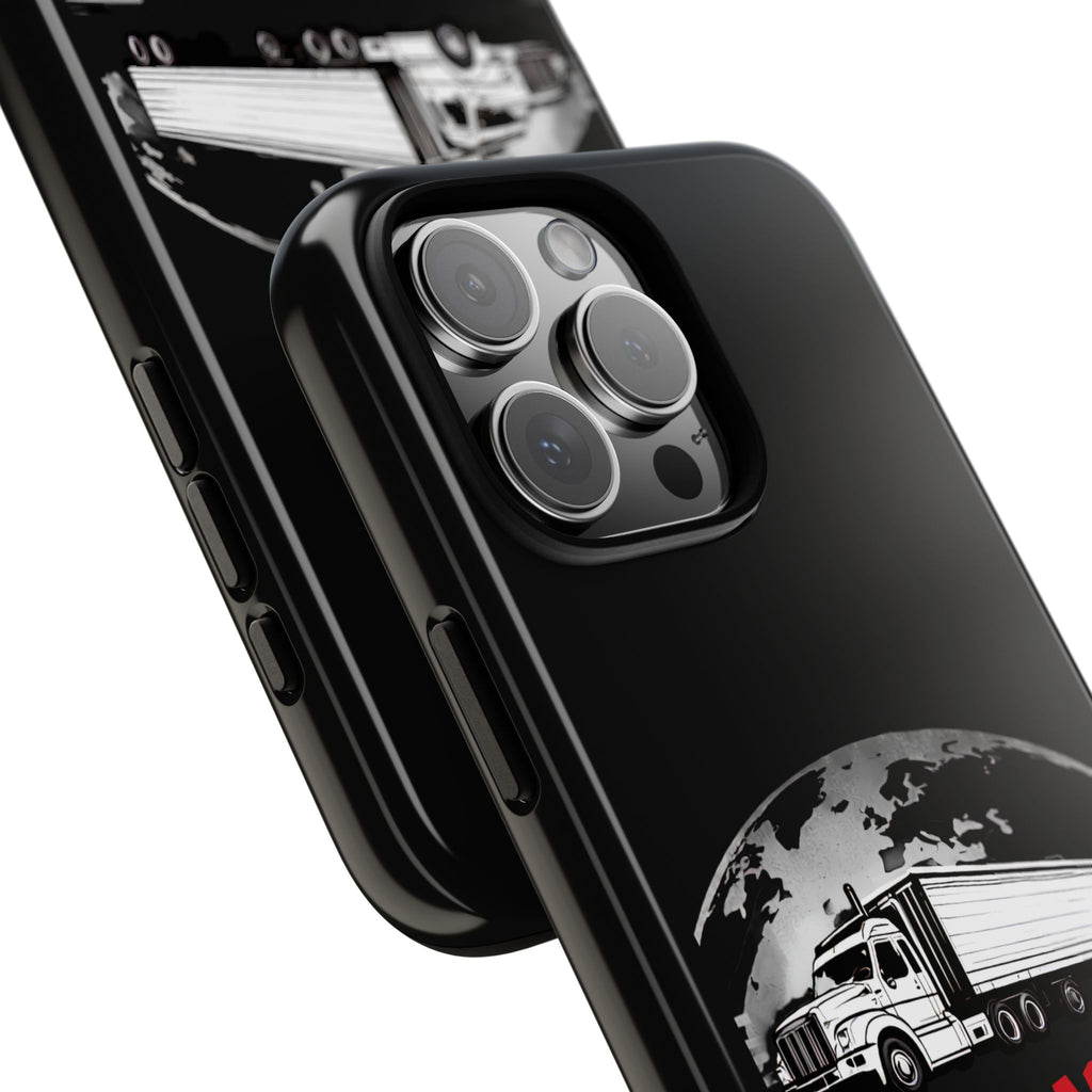 Truck Driver Phone Case - "My Daddy Keeps The World Rolling" Protective Cover