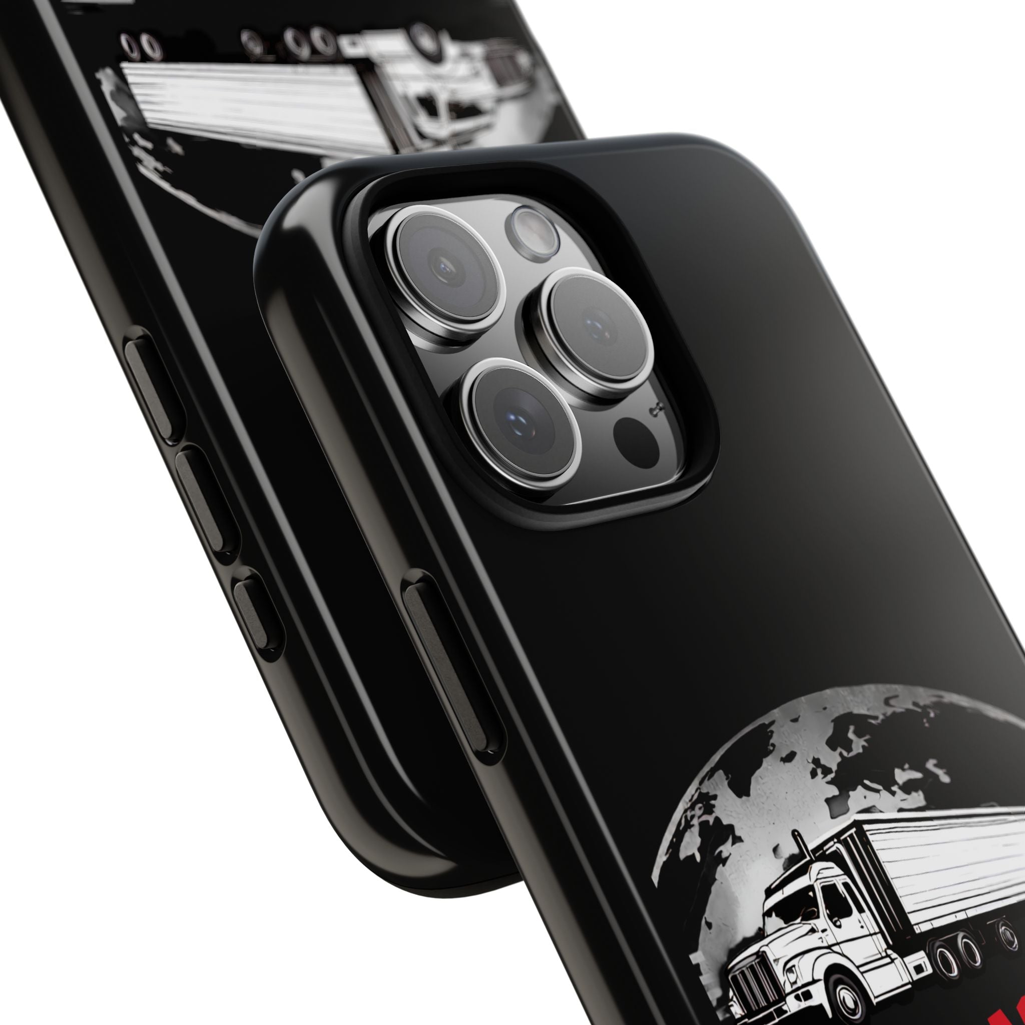 Truck Driver Phone Case - "My Daddy Keeps The World Rolling" Protective Cover
