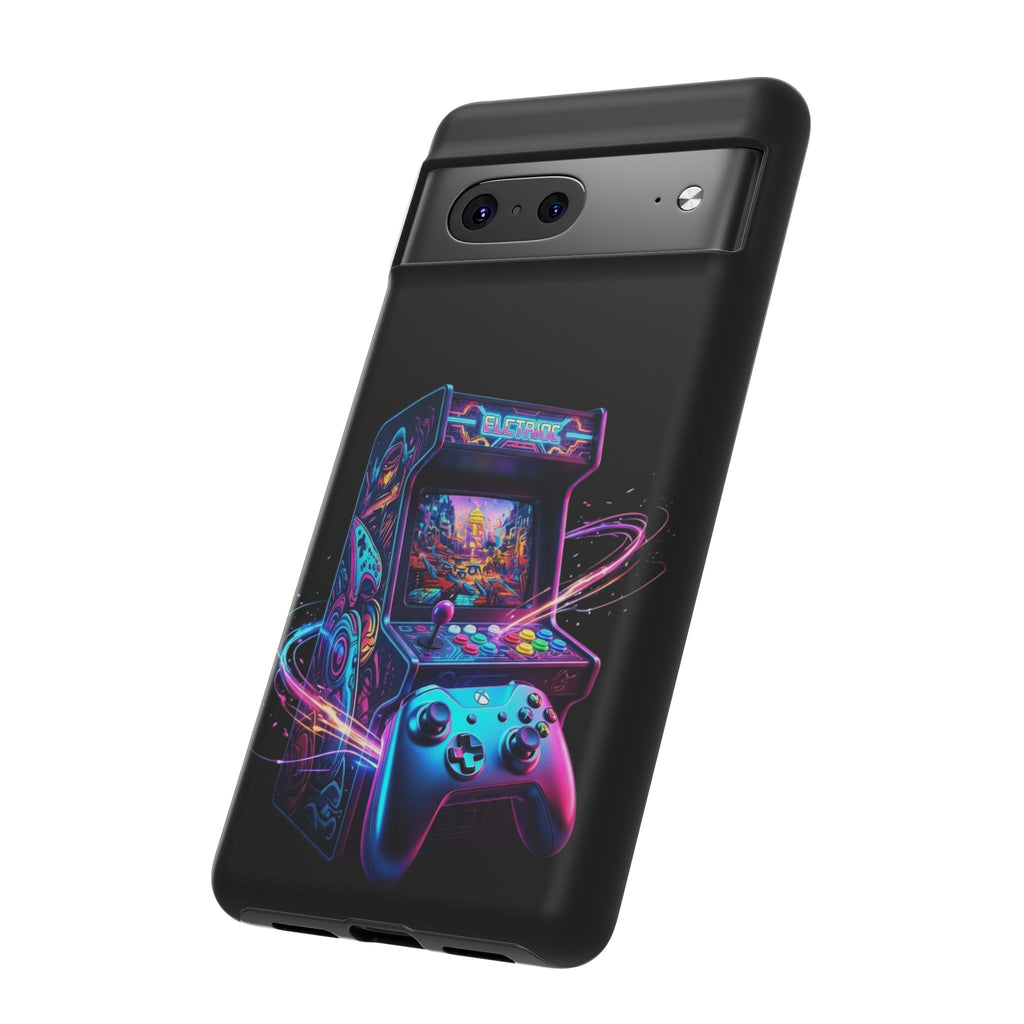 Retro Arcade Phone Case — Neon Gaming Controller Design