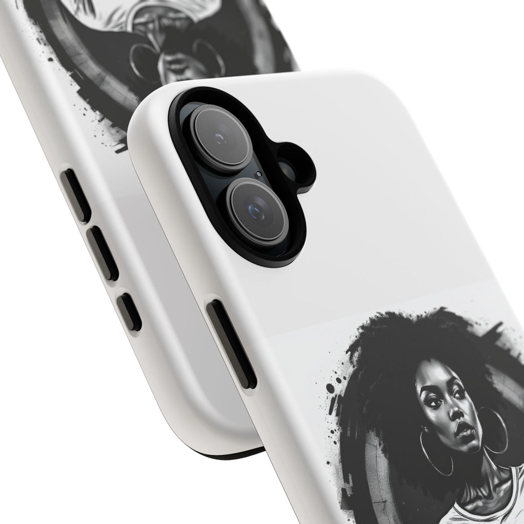 Phone Case — "Long Haul Loyalty" Black & White Portrait Protective Case