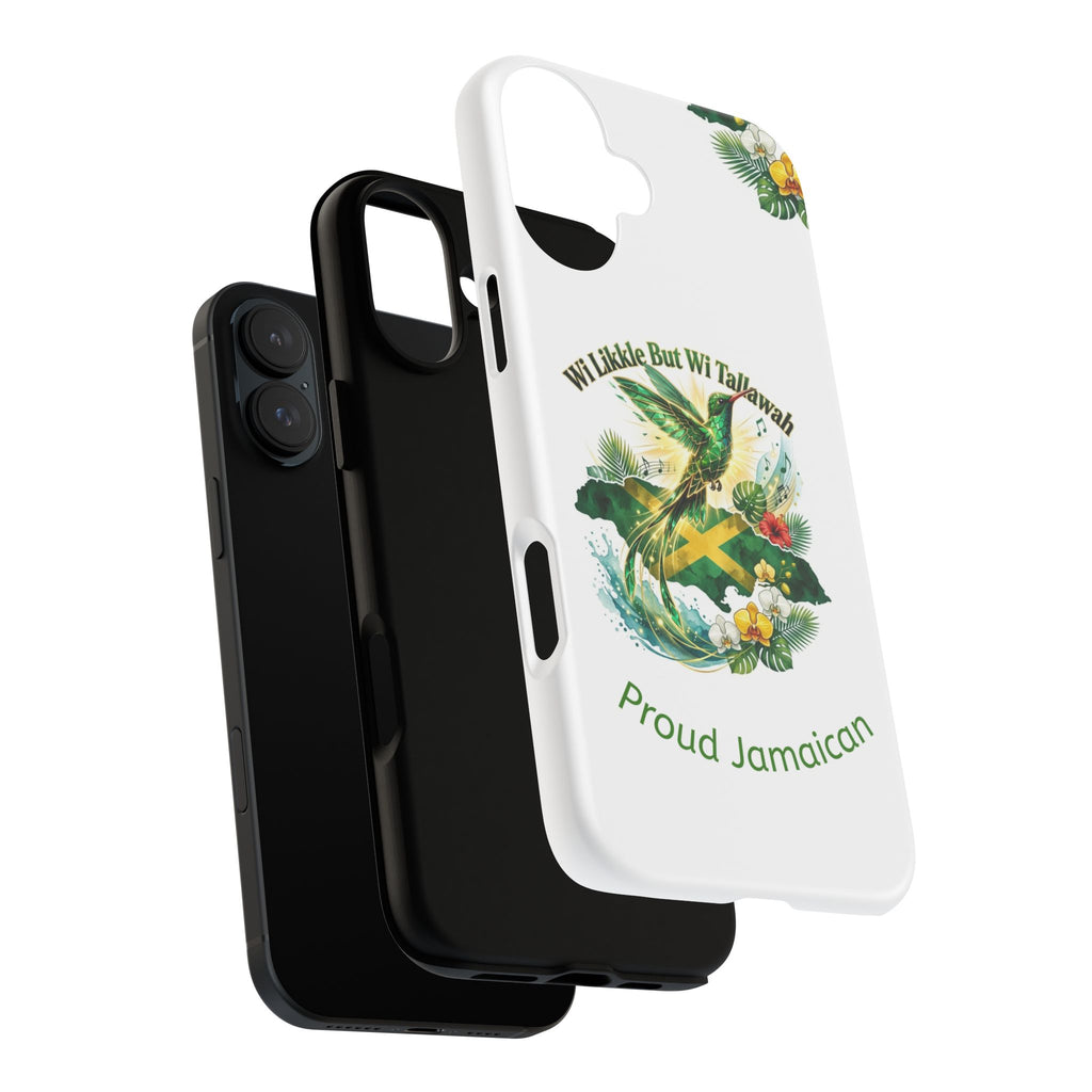 Jamaica Hummingbird Phone Case — “Wi Likkle But Wi Tallawah” Tropical Protective Cover