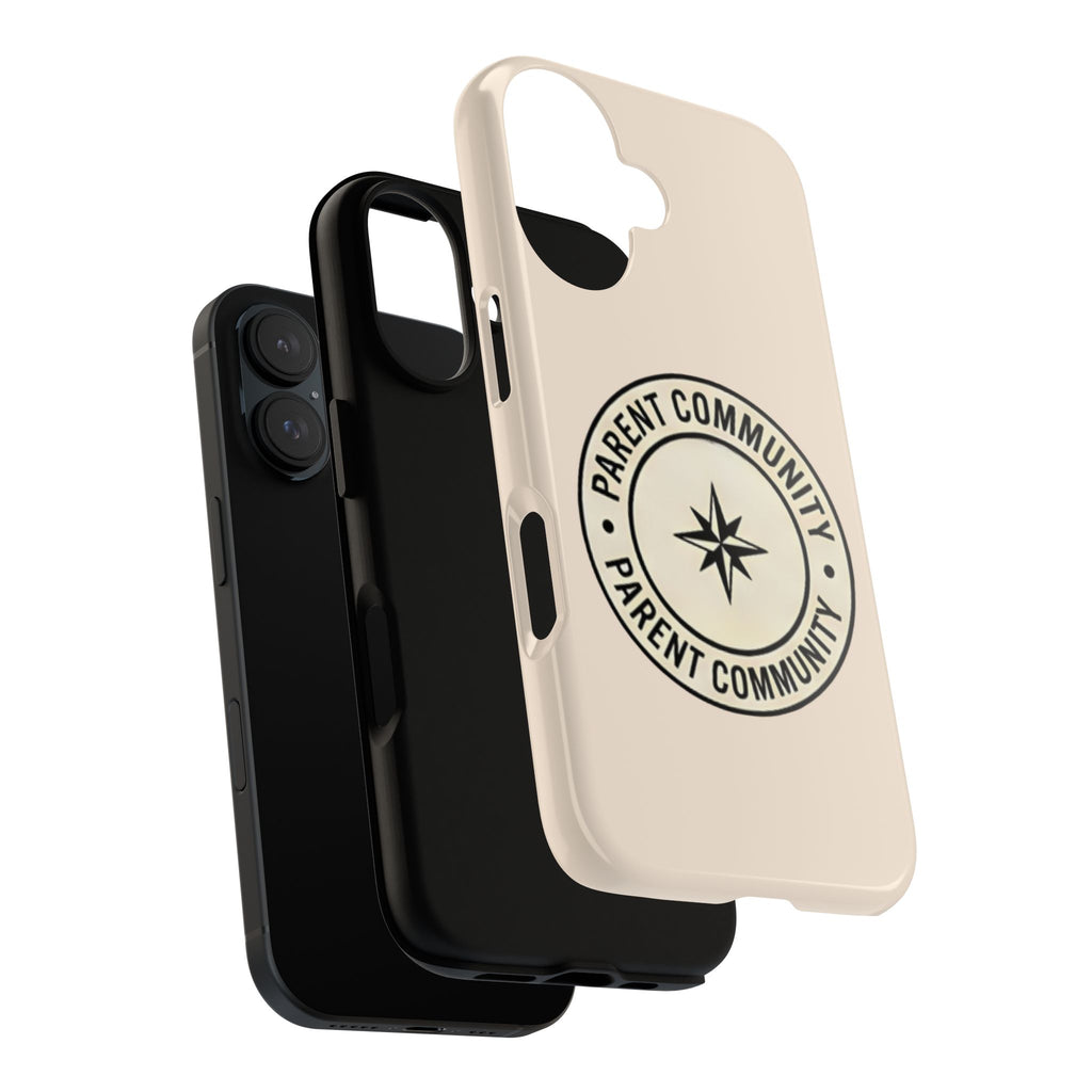 Parent Community Tough Phone Case — Durable Compass Logo Protective Cover