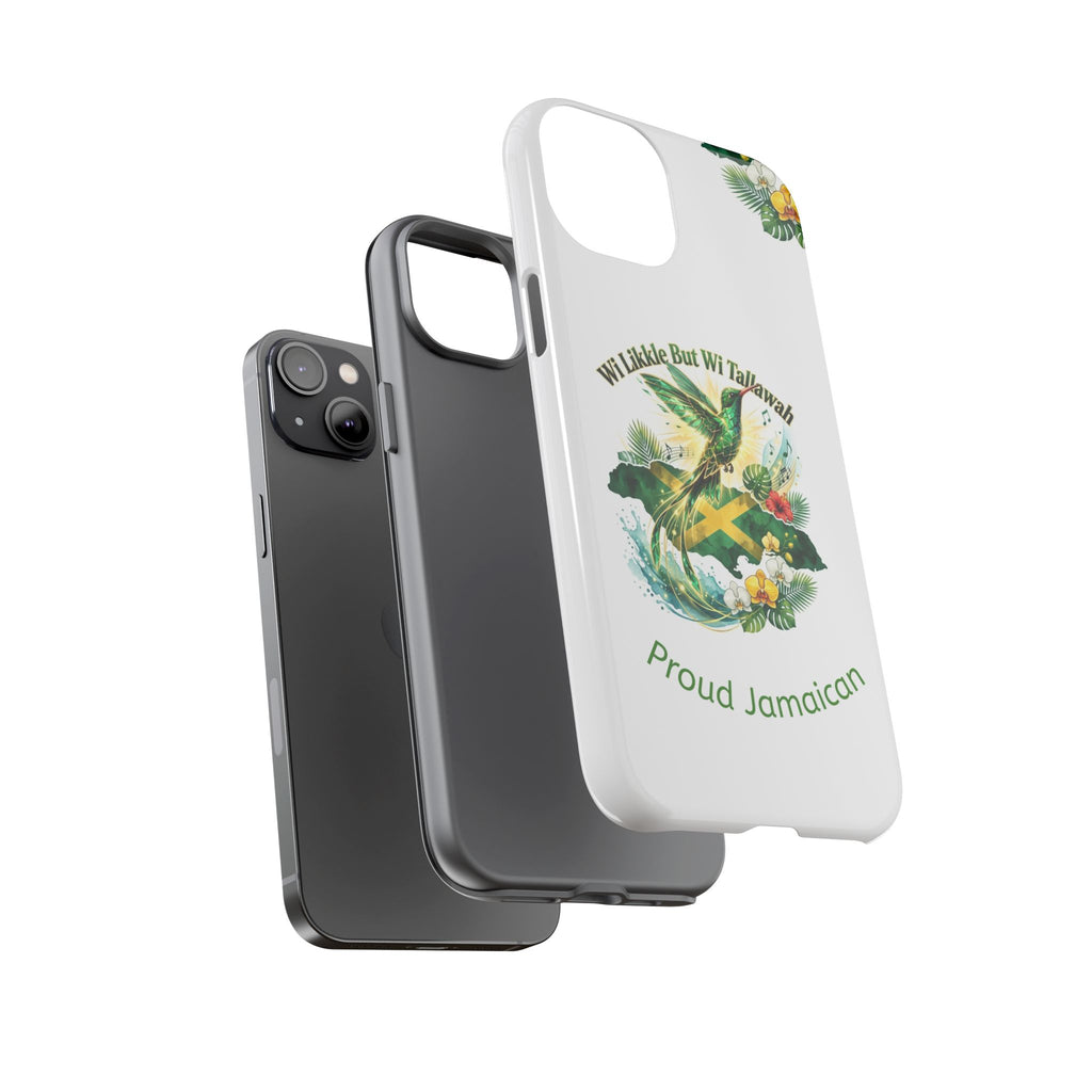 Jamaica Hummingbird Phone Case — “Wi Likkle But Wi Tallawah” Tropical Protective Cover