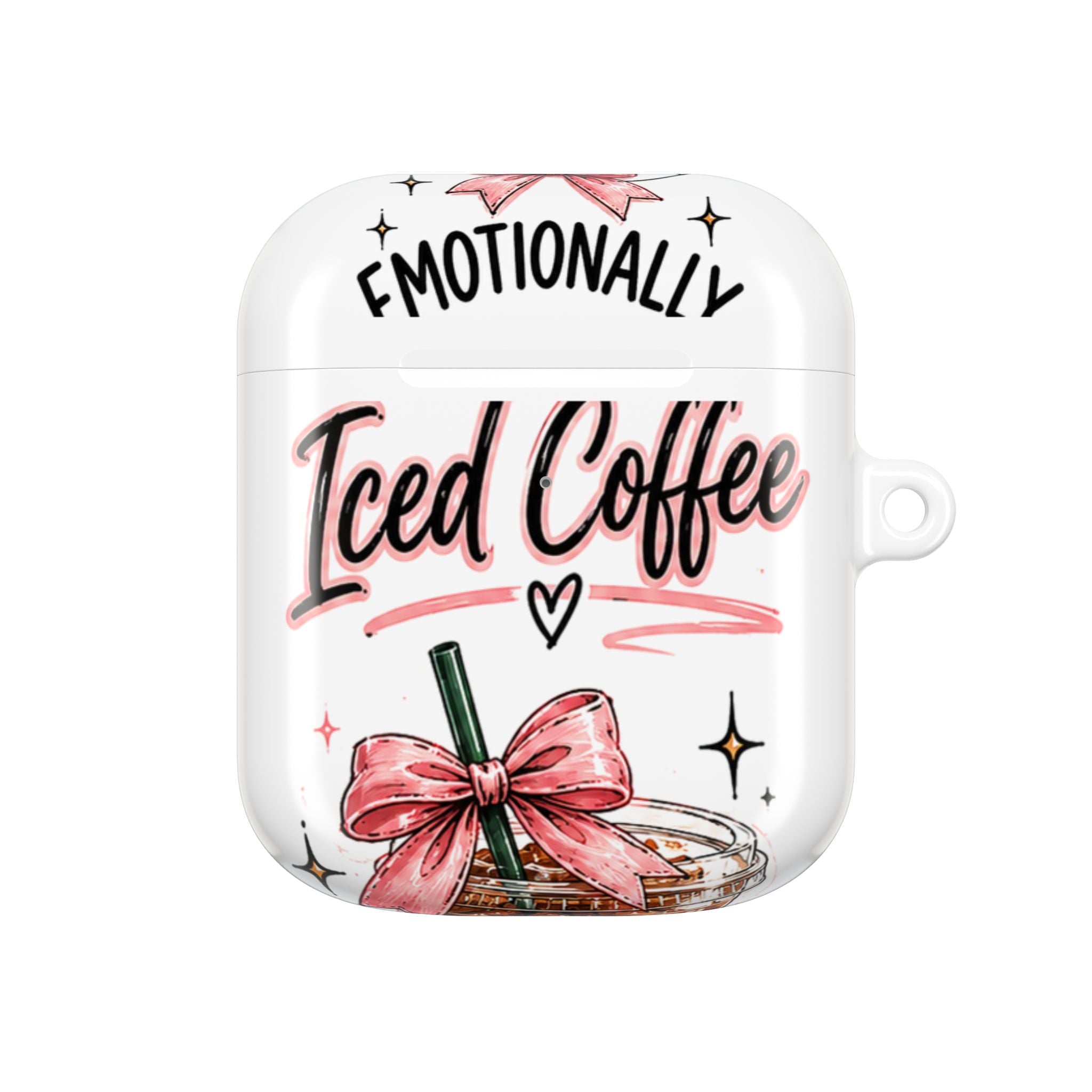 AirPod Case — Iced Coffee Is My Person Cute Graphic Protective Case