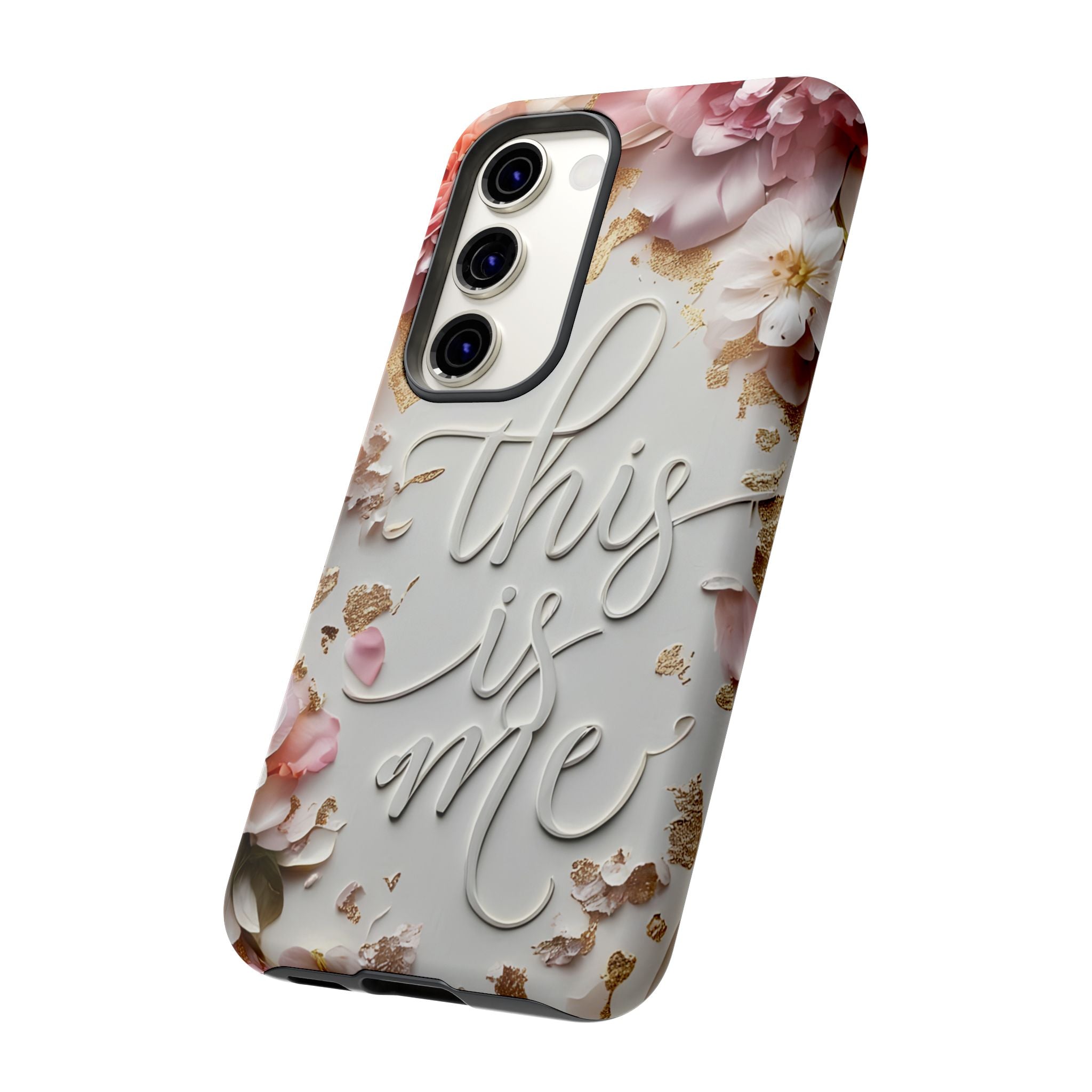 Phone Case — "This Is Me" Floral Tough Case