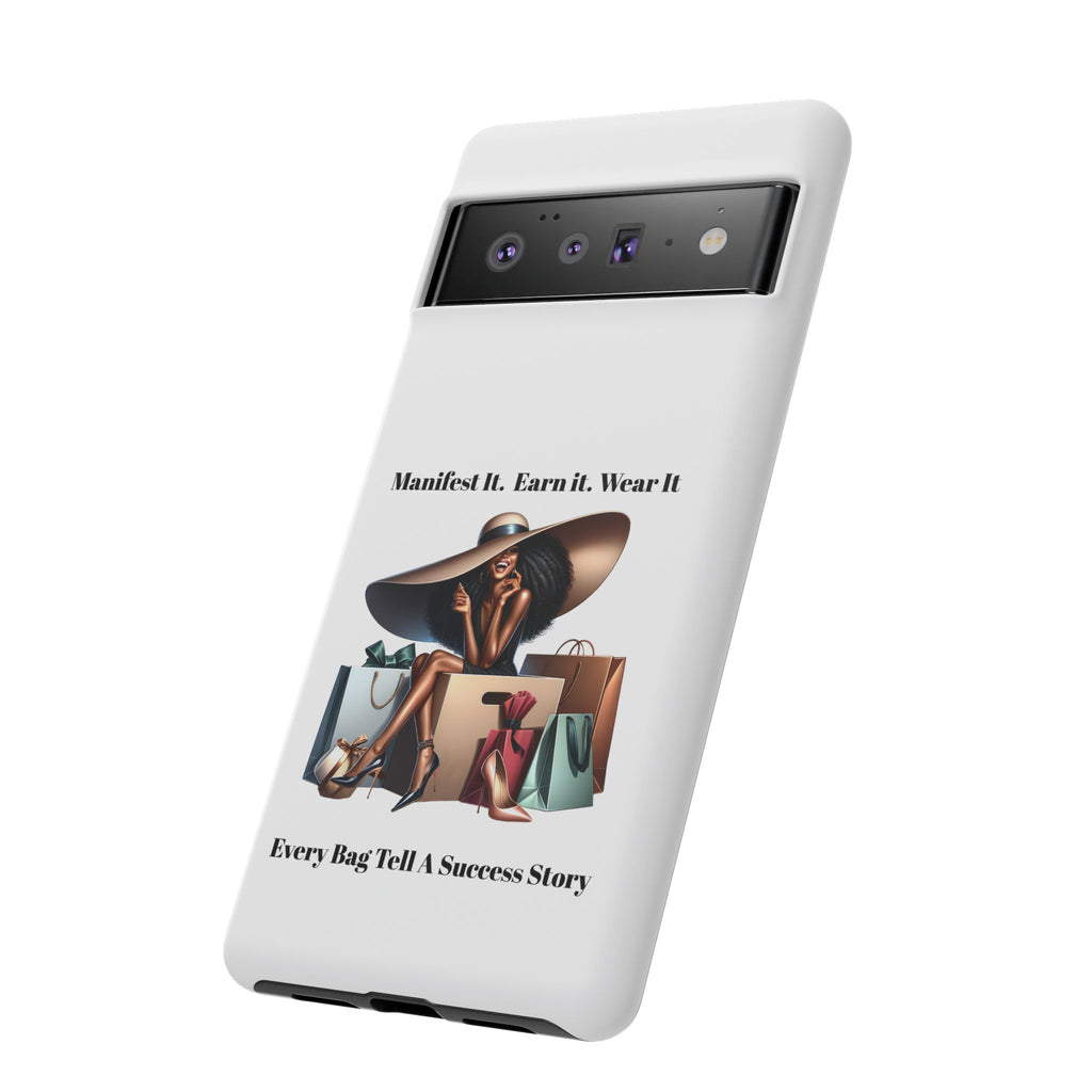 Phone Case - "Manifest It. Earn It. Wear It." Chic Shopper Design