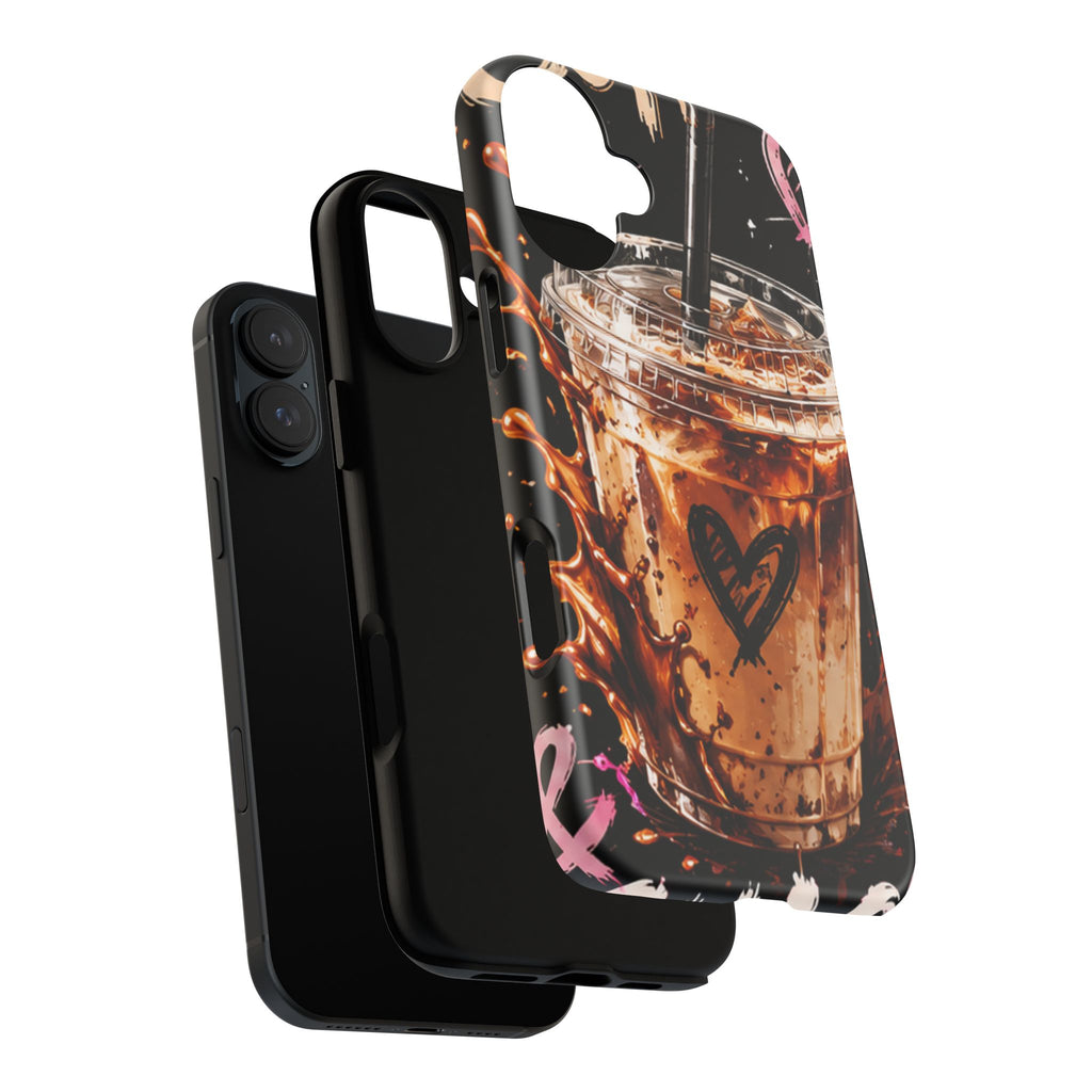 Iced Coffee Phone Case – 'Iced Coffee latte: Stylish Protective Case