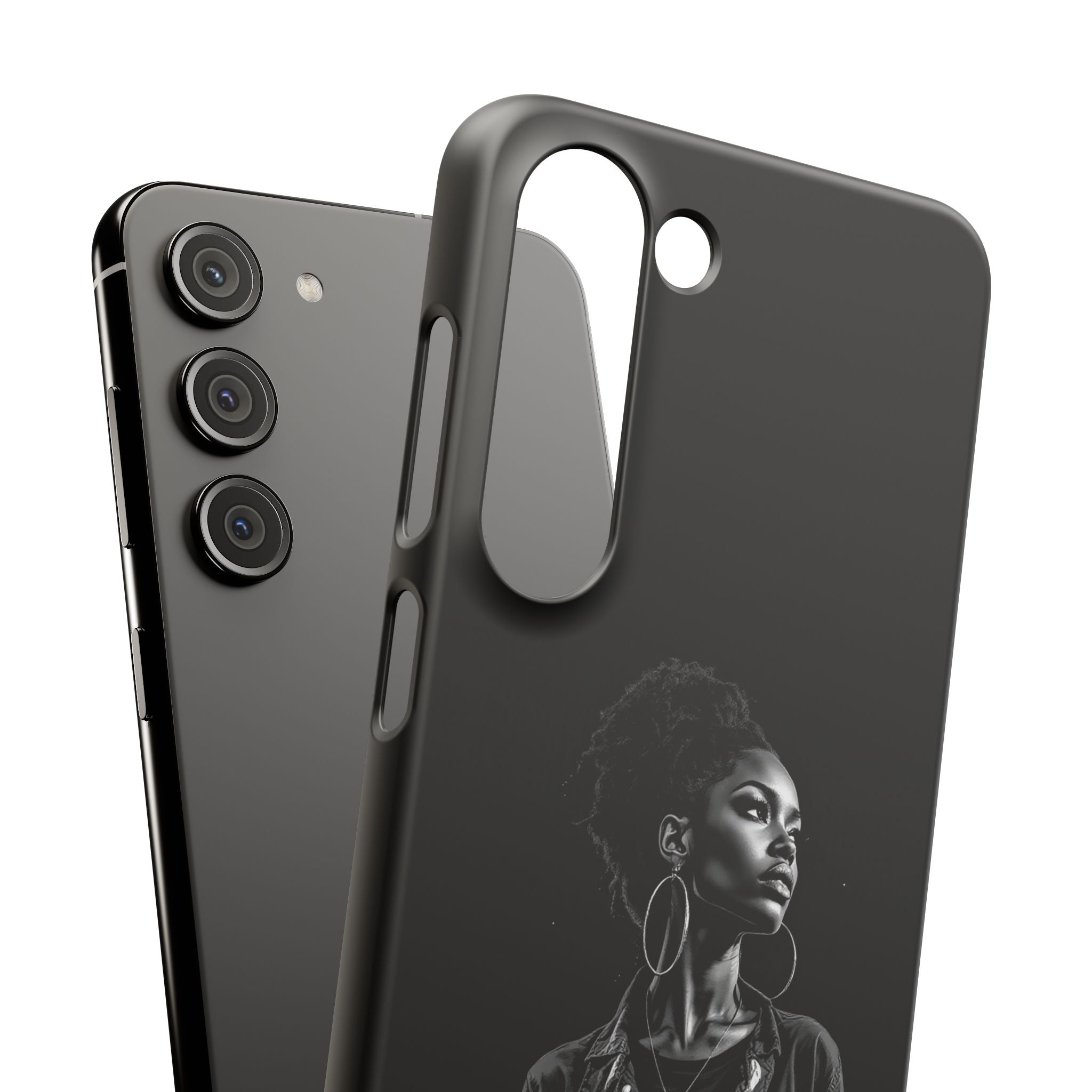 Phone Case — "Long Haul Loyalty" Black Portrait Snap Case
