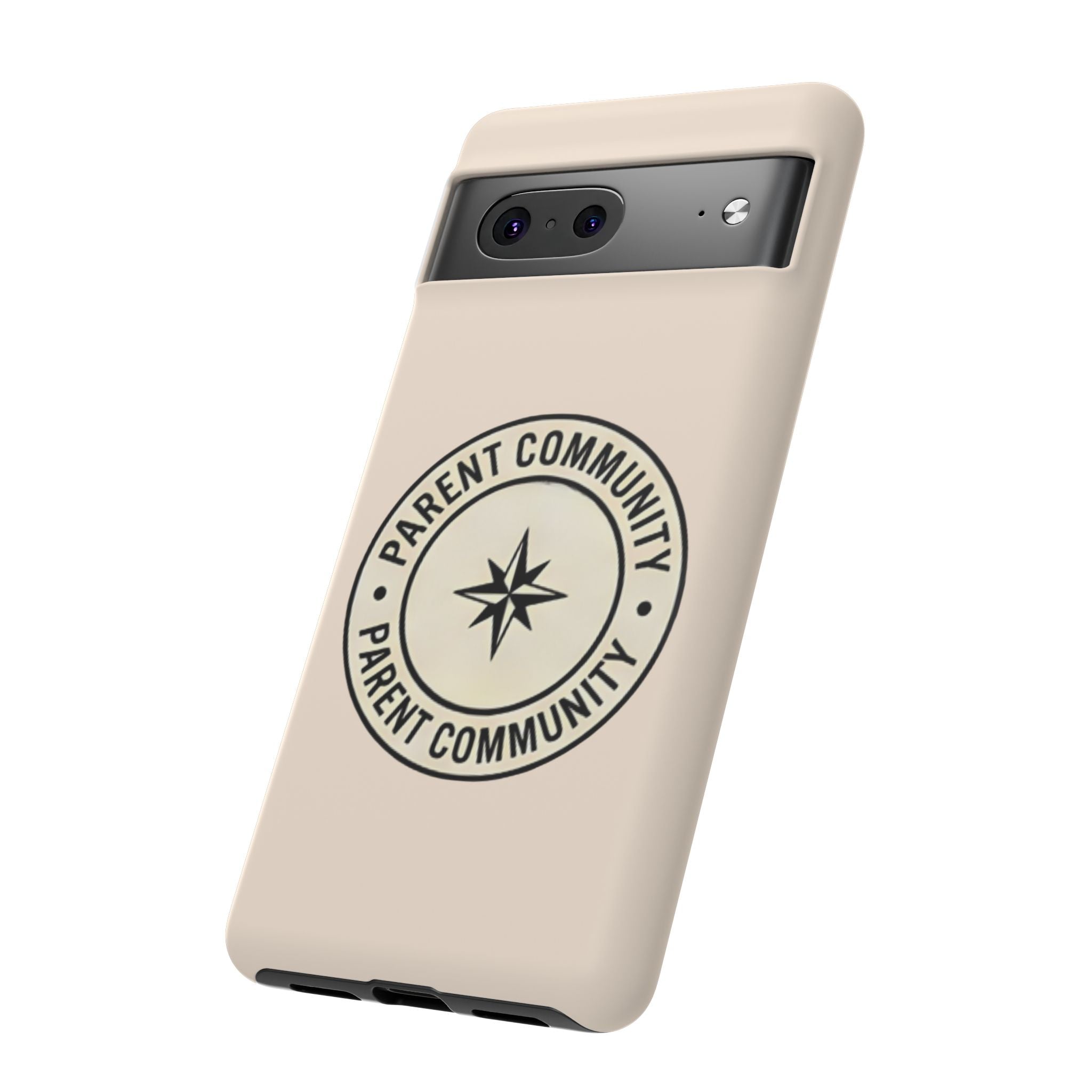 Parent Community Tough Phone Case — Durable Compass Logo Protective Cover