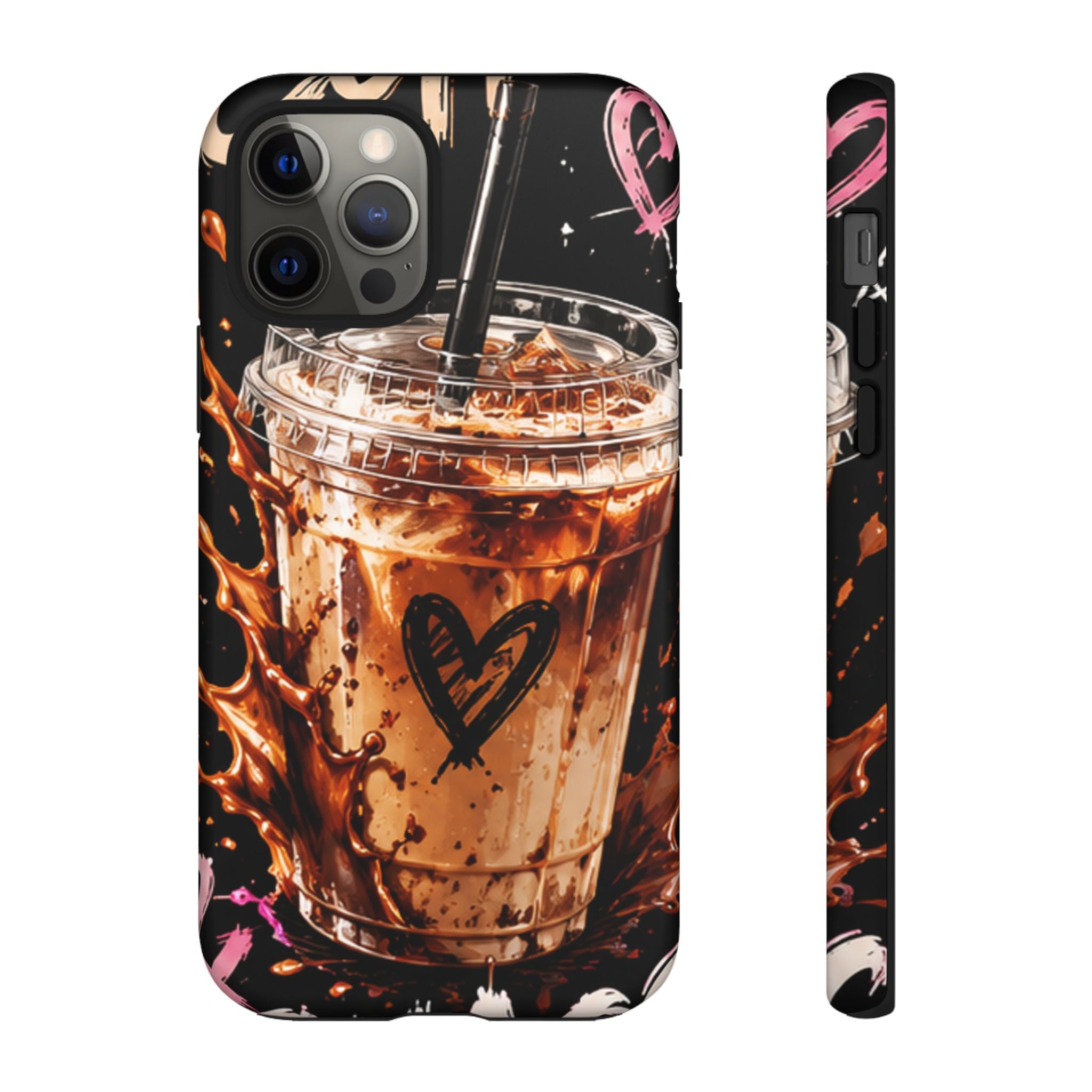 Iced Coffee Phone Case – 'Iced Coffee latte: Stylish Protective Case