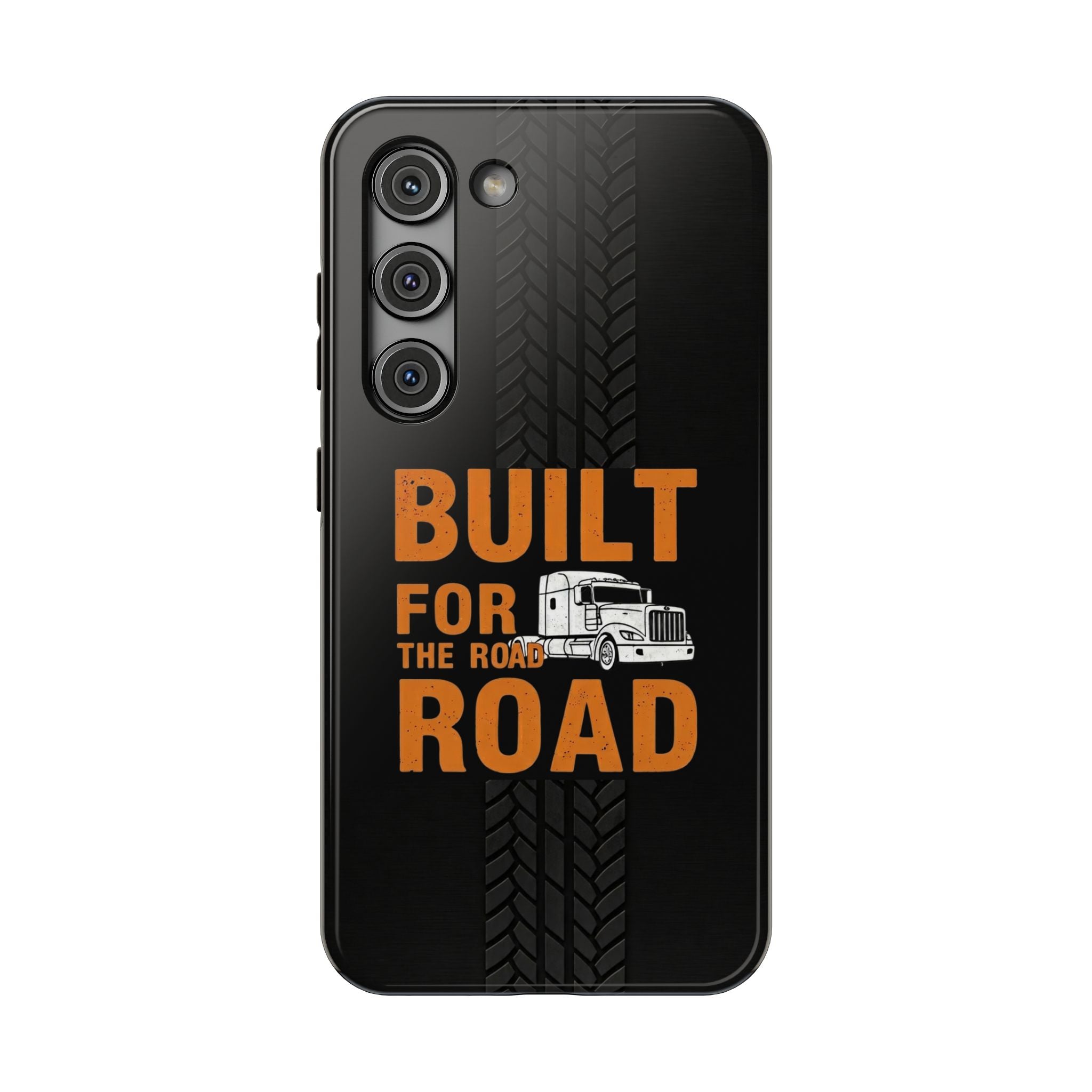 Phone Case — "Built for the Road" Truck Tire-Track Impact-Resistant Case
