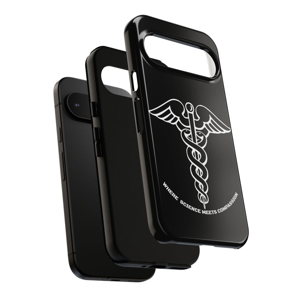 Medical Caduceus Phone Case — "Where Science Meets Compassion" Protective iPhone Cover
