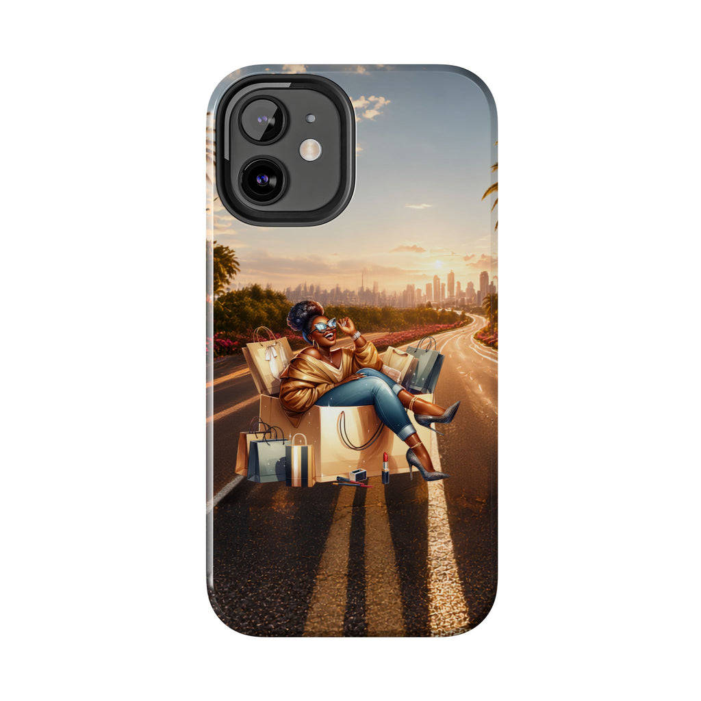 Sunset Roadtrip Tough Phone Case — Relaxed Traveler Design