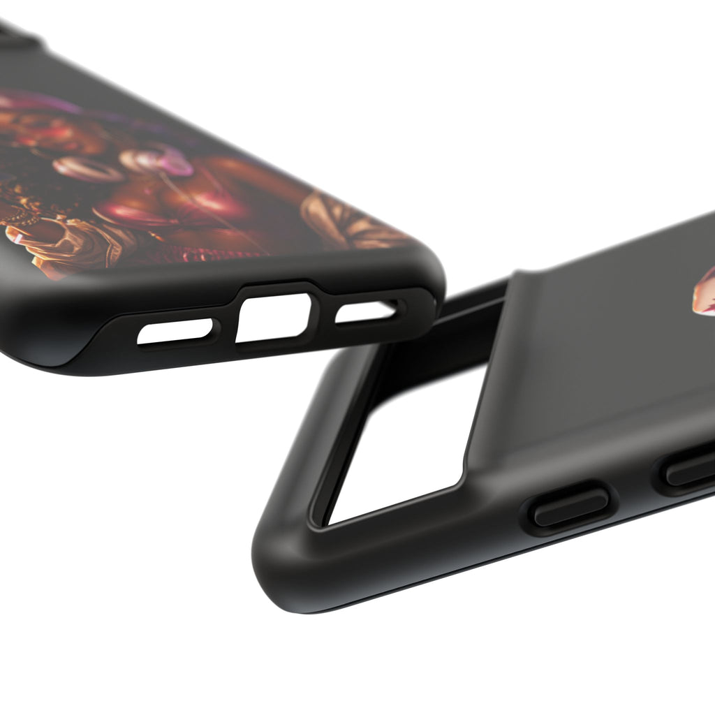 Phone Case — Stylish Urban Woman Design with Maple Cap