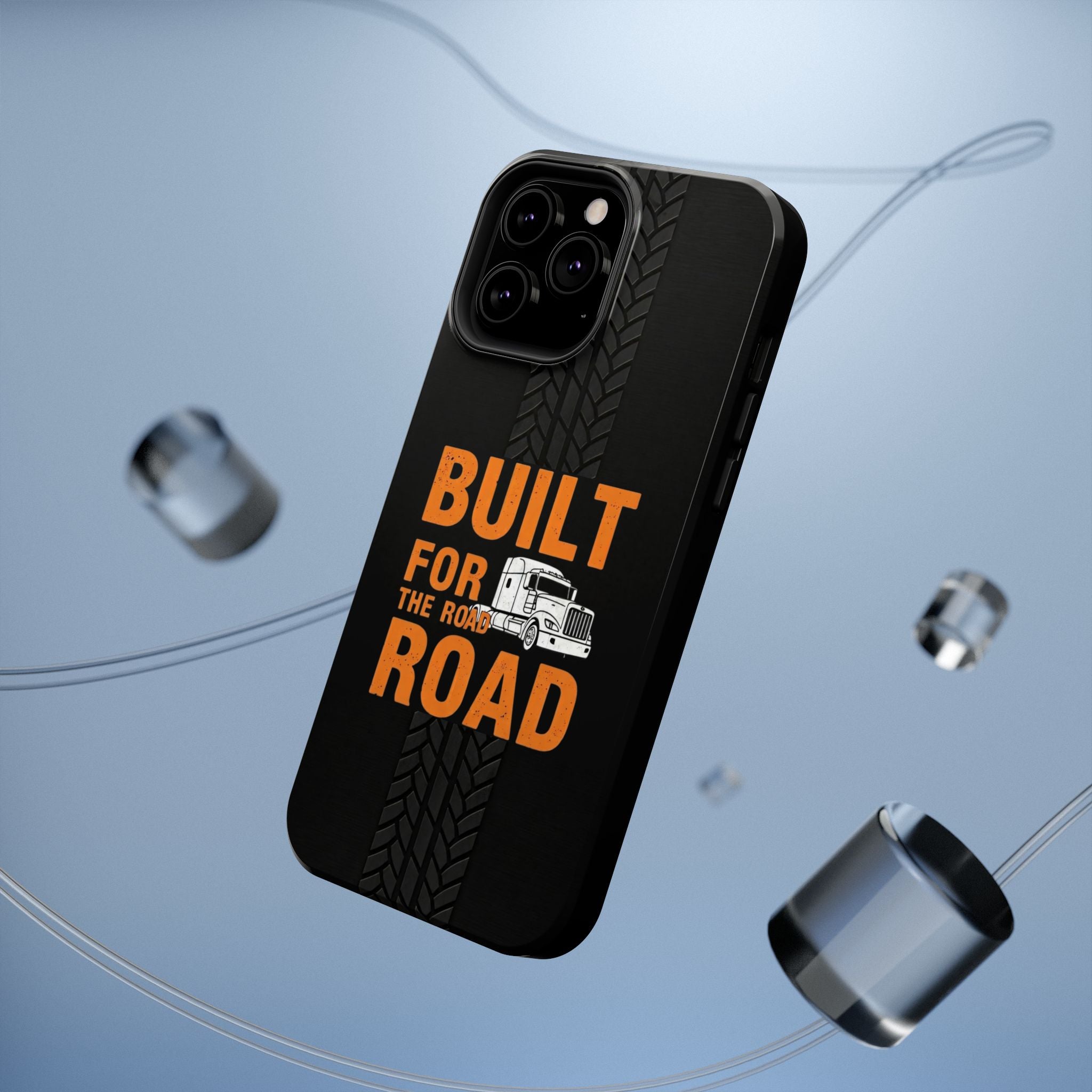 Phone Case — "Built for the Road" Truck Tire-Track Impact-Resistant Case