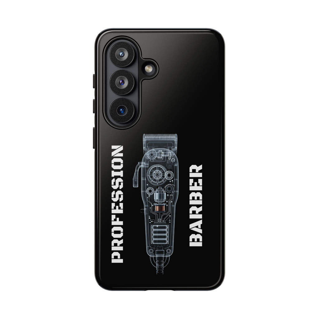 Barber Clip Cord X‑Ray Tough Phone Case – Professional Barber Gift