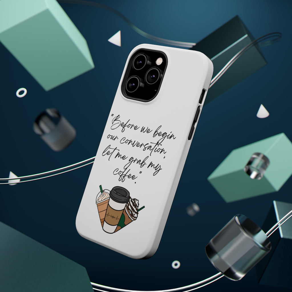 Coffee Quote Magnetic Impact-Resistant Phone Case