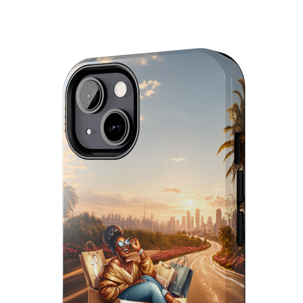 Sunset Roadtrip Tough Phone Case — Relaxed Traveler Design