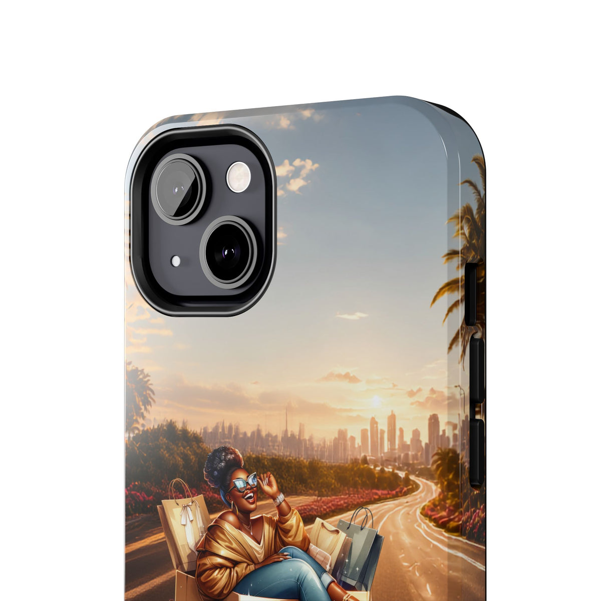 Sunset Roadtrip Tough Phone Case — Relaxed Traveler Design