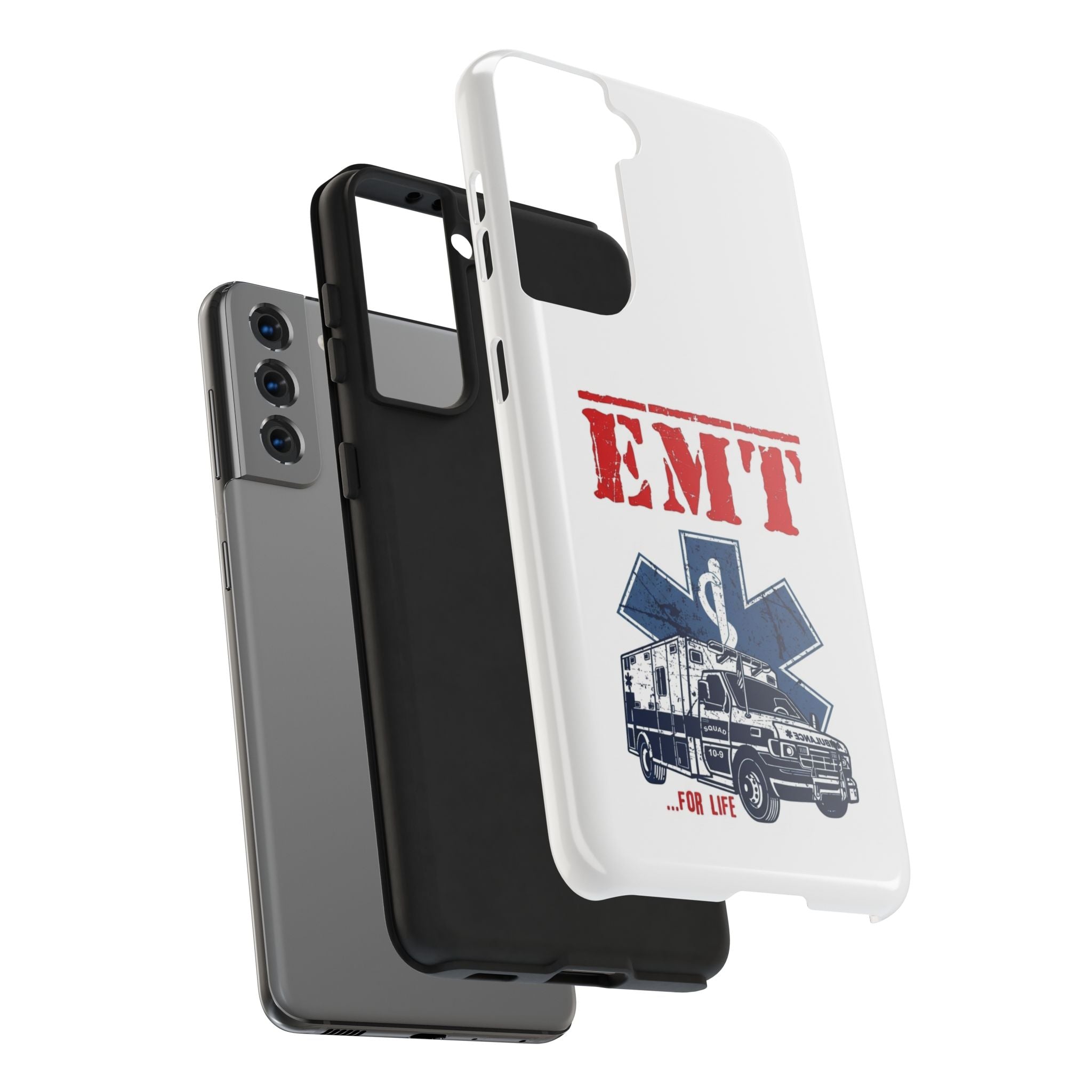 EMT ambulance graphic Phone Case | Emergency Medical Technician design