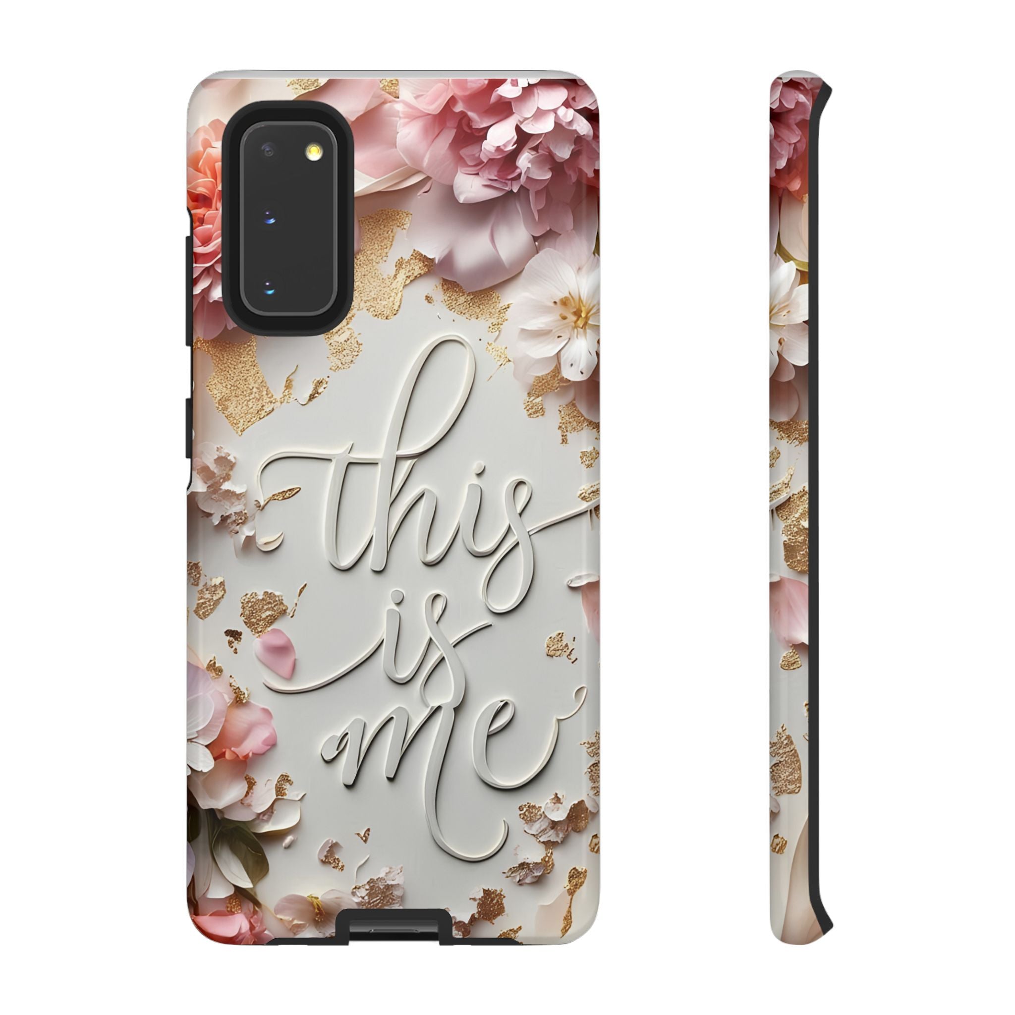 Phone Case — "This Is Me" Floral Tough Case