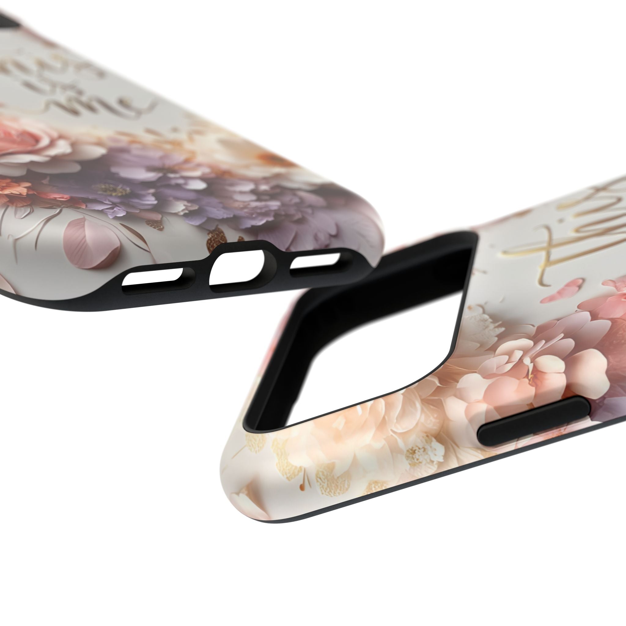 Floral "This Is Me" Phone Case — Impact-Resistant Floral Protective Cover