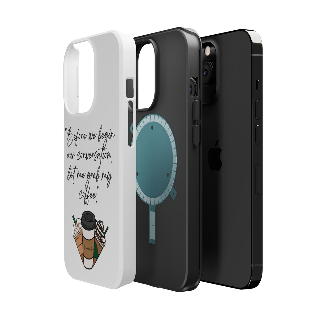 Coffee Quote Magnetic Impact-Resistant Phone Case