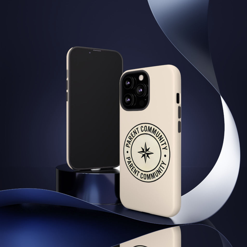 Parent Community Tough Phone Case — Durable Compass Logo Protective Cover
