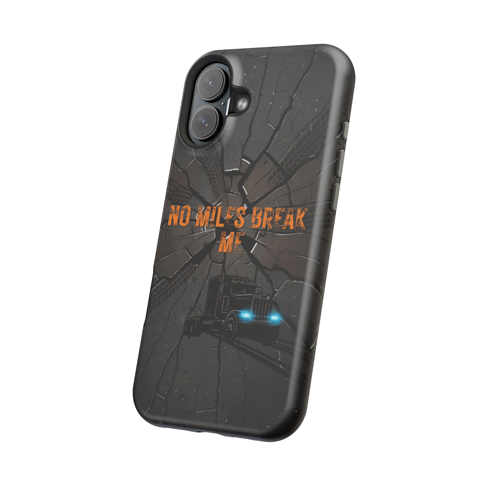 Phone Case — Fiery Semi Truck Magnetic Impact-Resistant Case