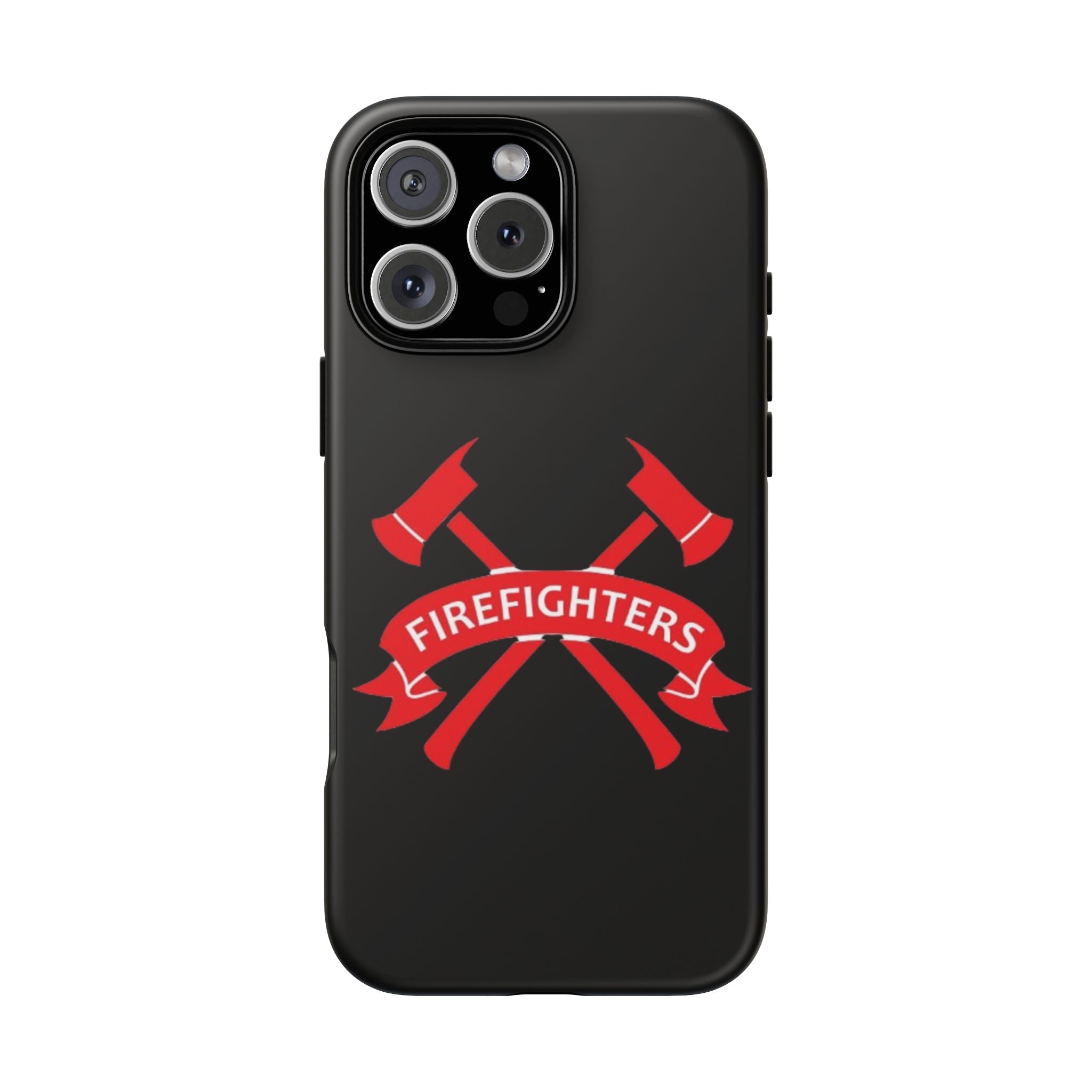 Firefighters Tough Phone Case — Red Crossed Axes Design