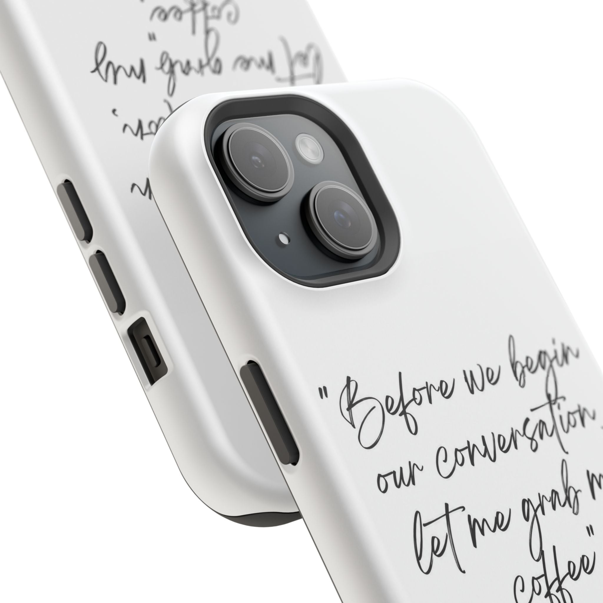 Coffee Quote Magnetic Impact-Resistant Phone Case