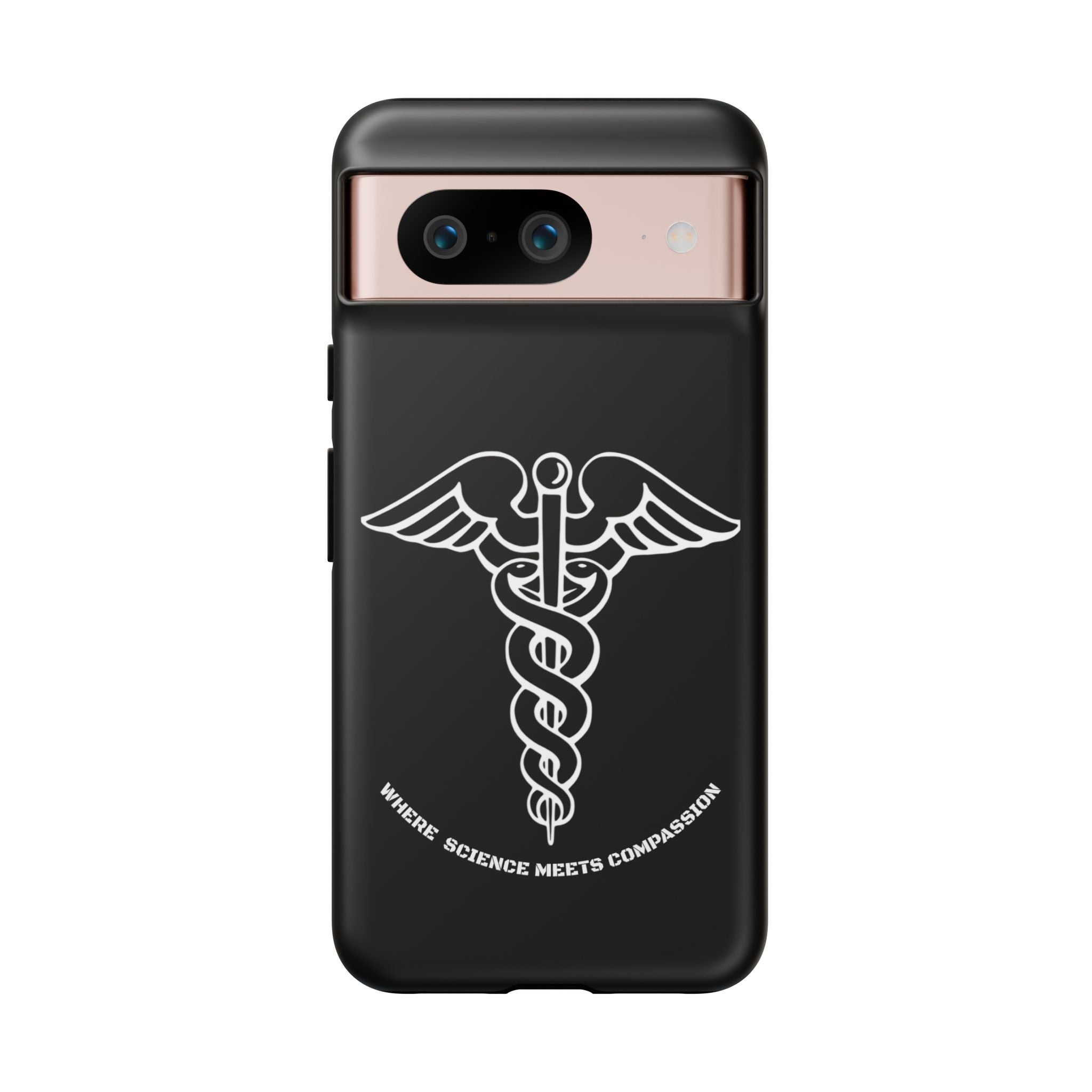 Medical Caduceus Phone Case — "Where Science Meets Compassion" Protective iPhone Cover