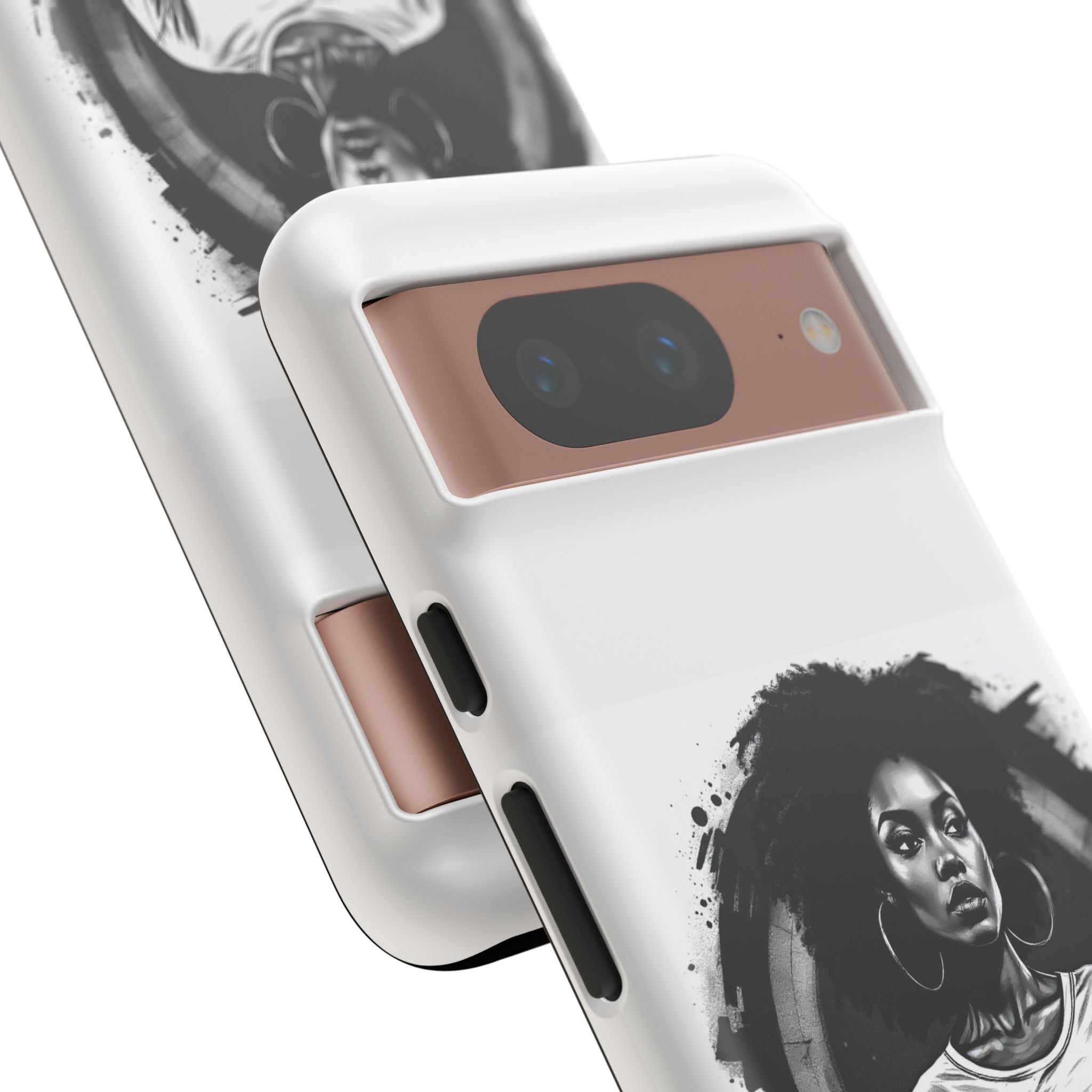 Phone Case — "Long Haul Loyalty" Black & White Portrait Protective Case