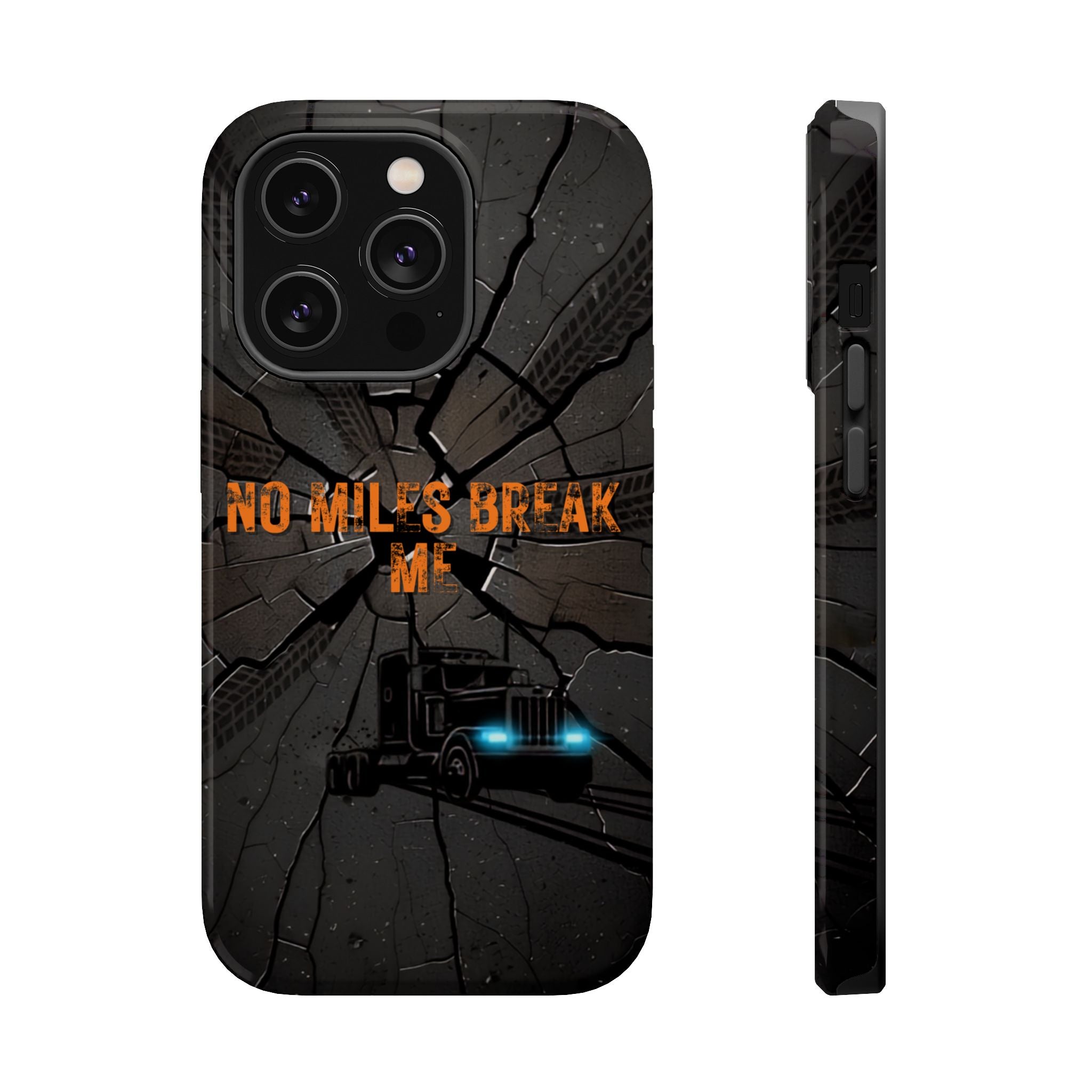 Phone Case — Fiery Semi Truck Magnetic Impact-Resistant Case