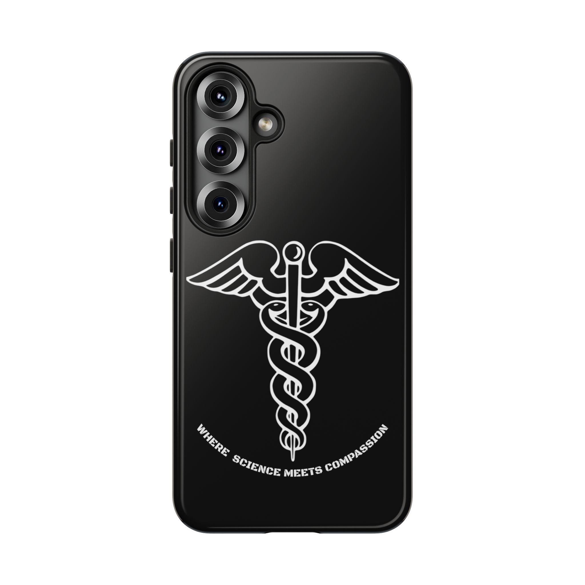 Medical Caduceus Phone Case — "Where Science Meets Compassion" Protective iPhone Cover