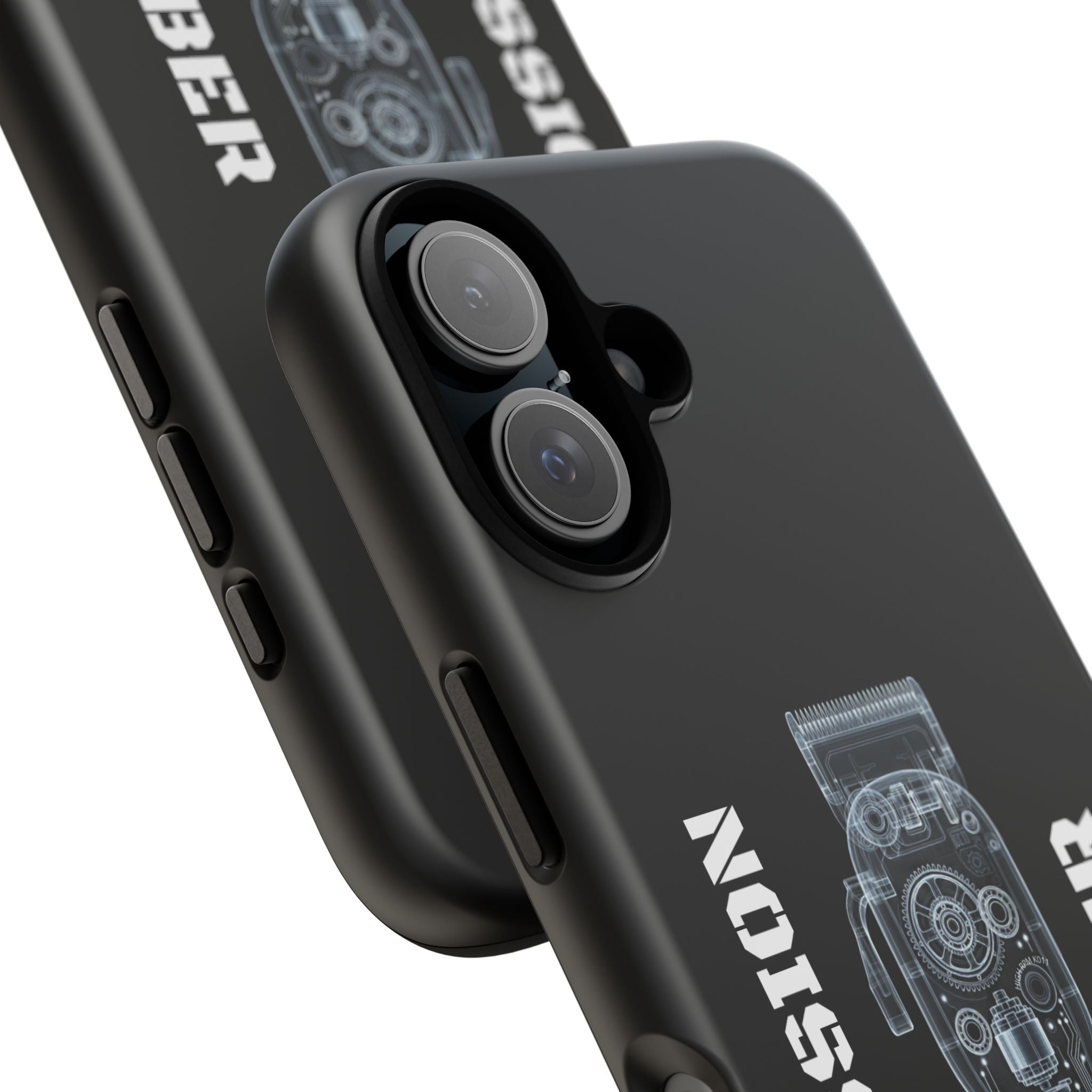 Barber Clip Cord X‑Ray Tough Phone Case – Professional Barber Gift