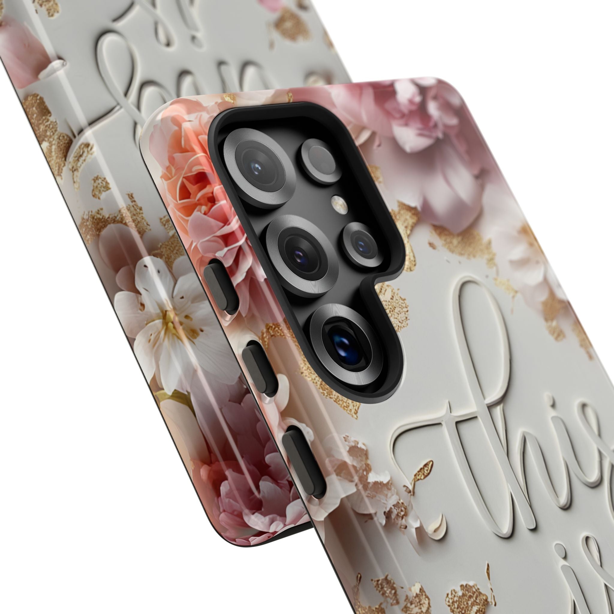 Phone Case — "This Is Me" Floral Tough Case