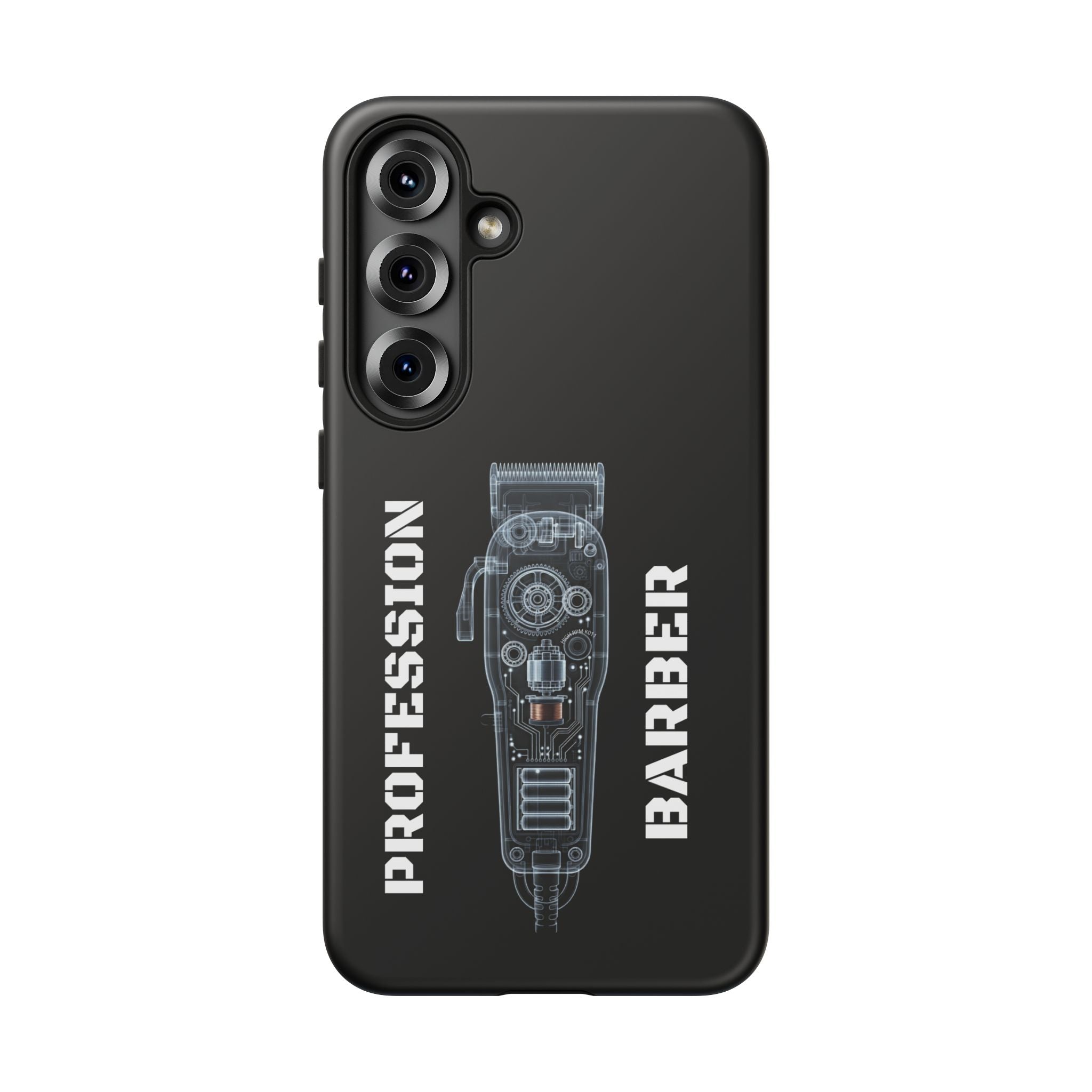 Barber Clip Cord X‑Ray Tough Phone Case – Professional Barber Gift