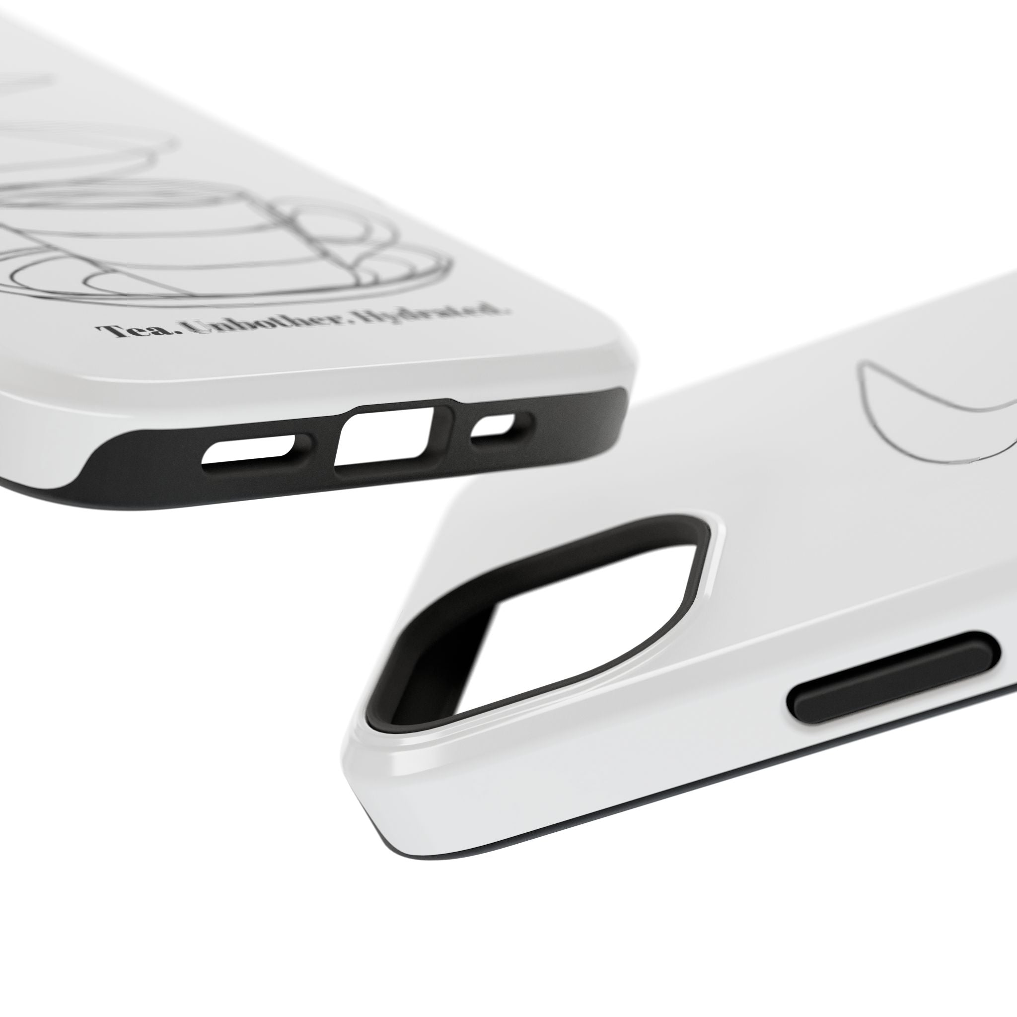 Tea Unbothered Hydrated Phone Case — Impact-Resistant