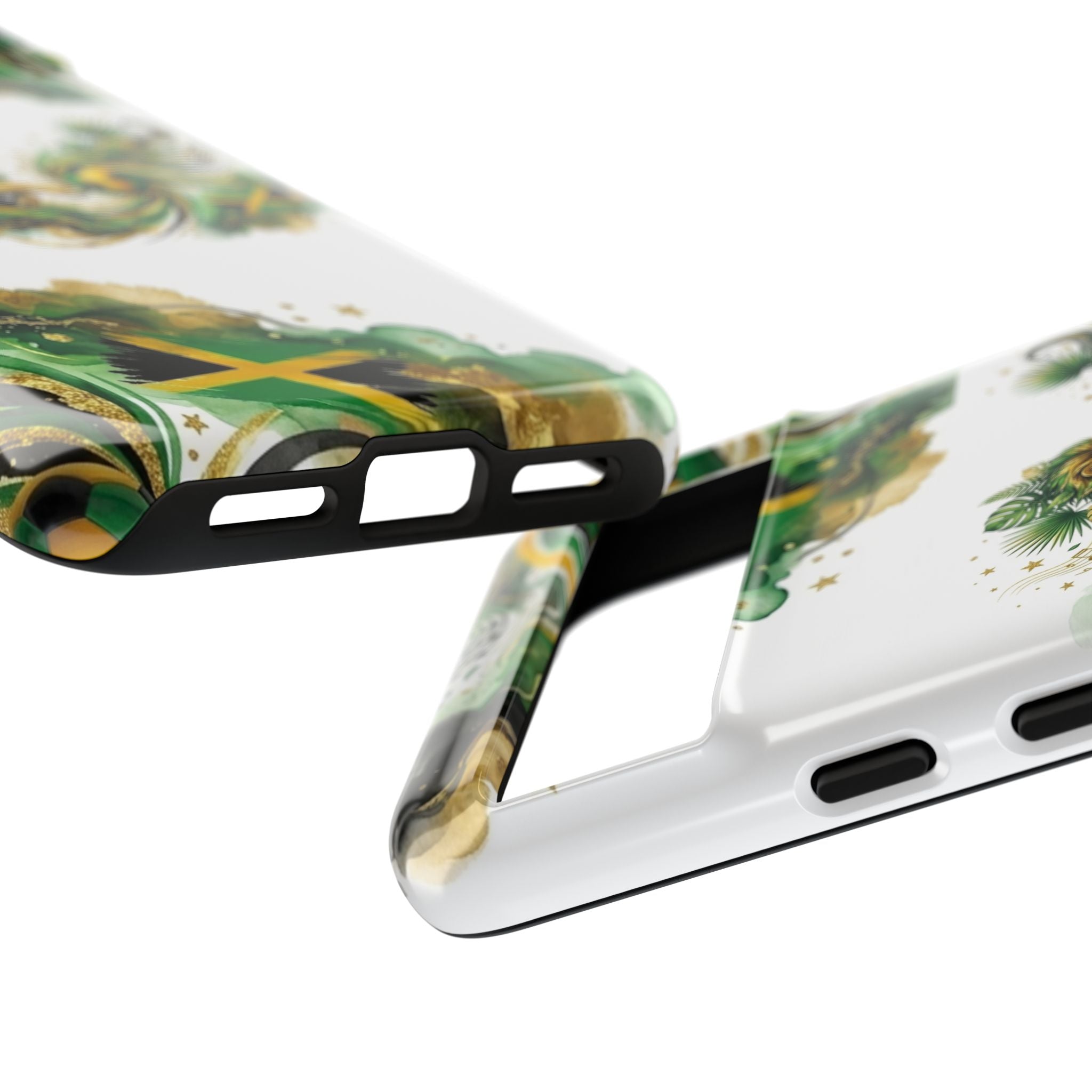 Jamaica Lion Phone Case — Jamaican Flag Rasta Protective Tough Case