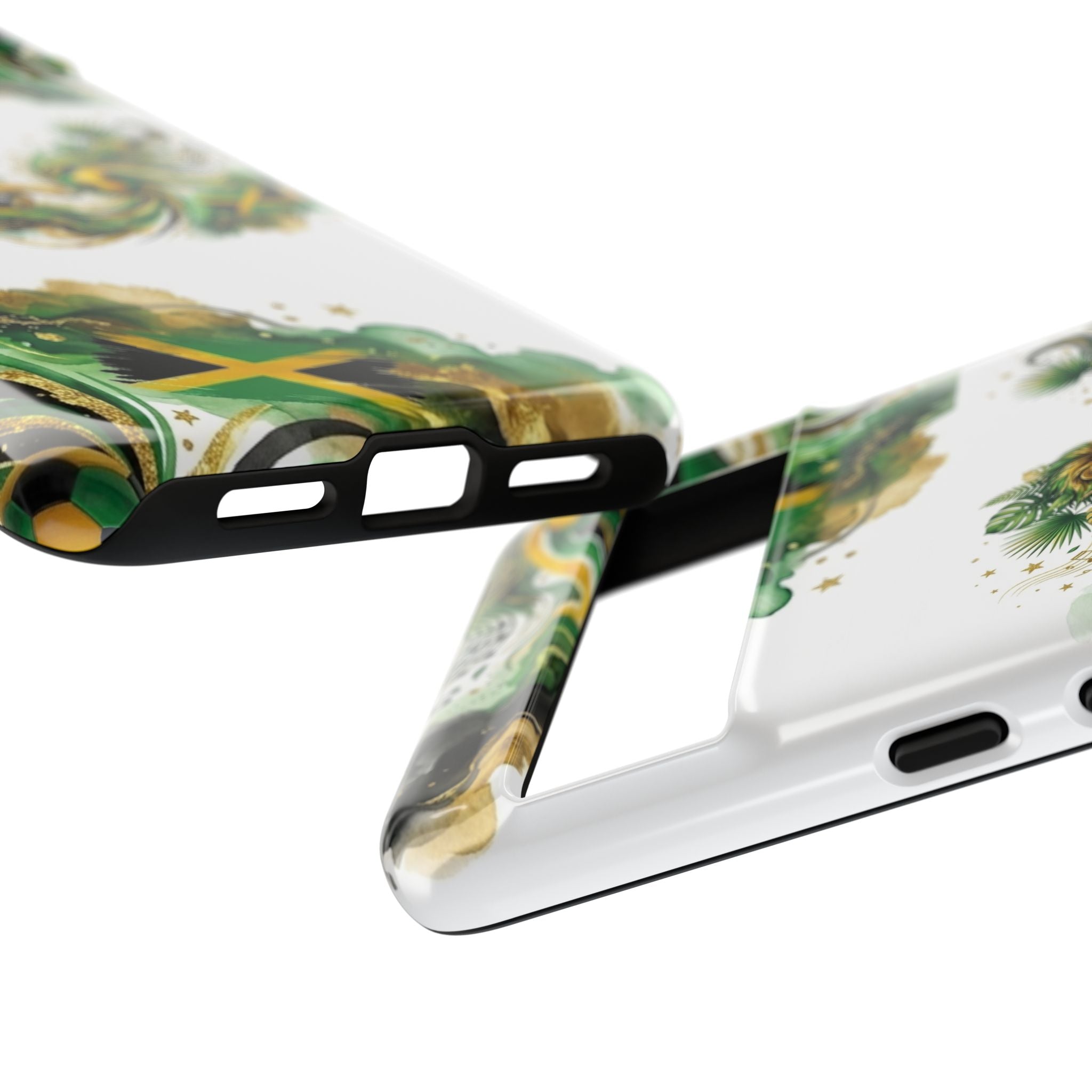 Jamaica Lion Phone Case — Jamaican Flag Rasta Protective Tough Case