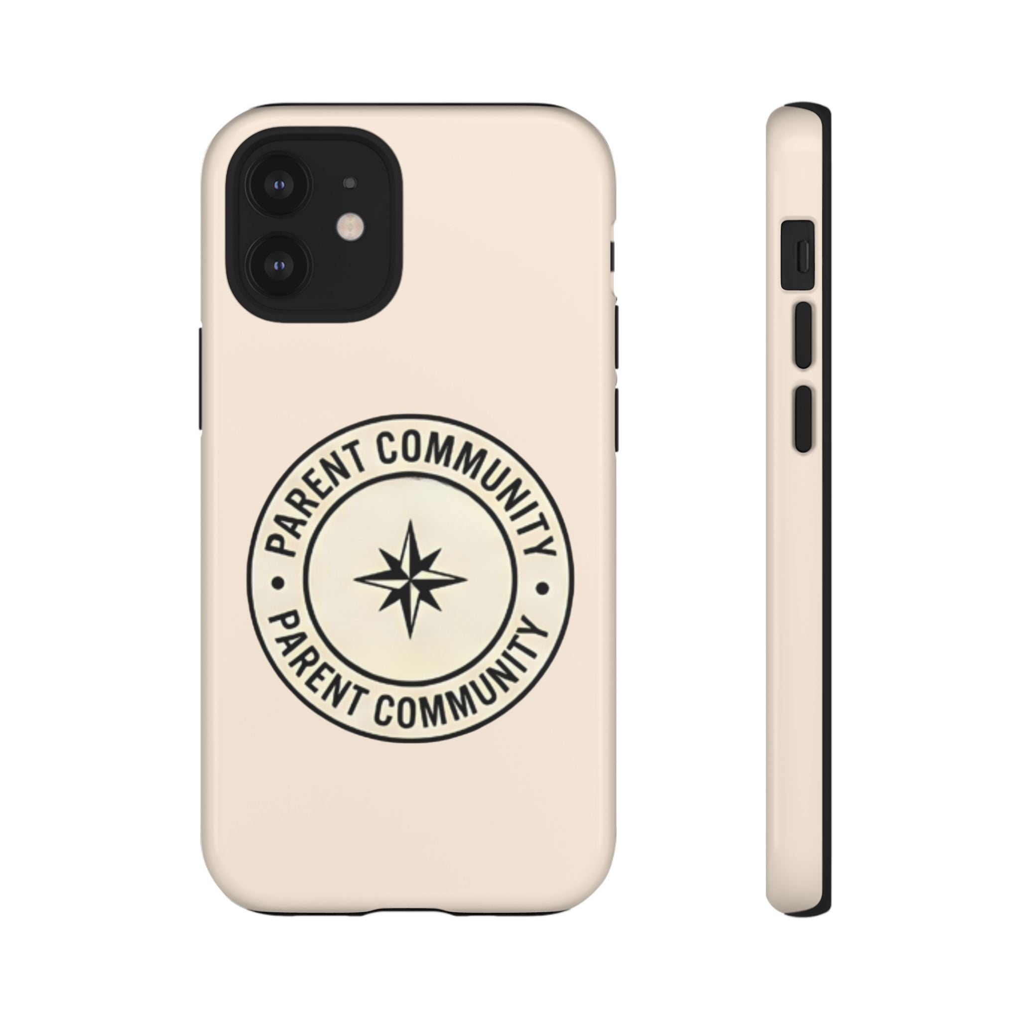 Parent Community Tough Phone Case — Durable Compass Logo Protective Cover