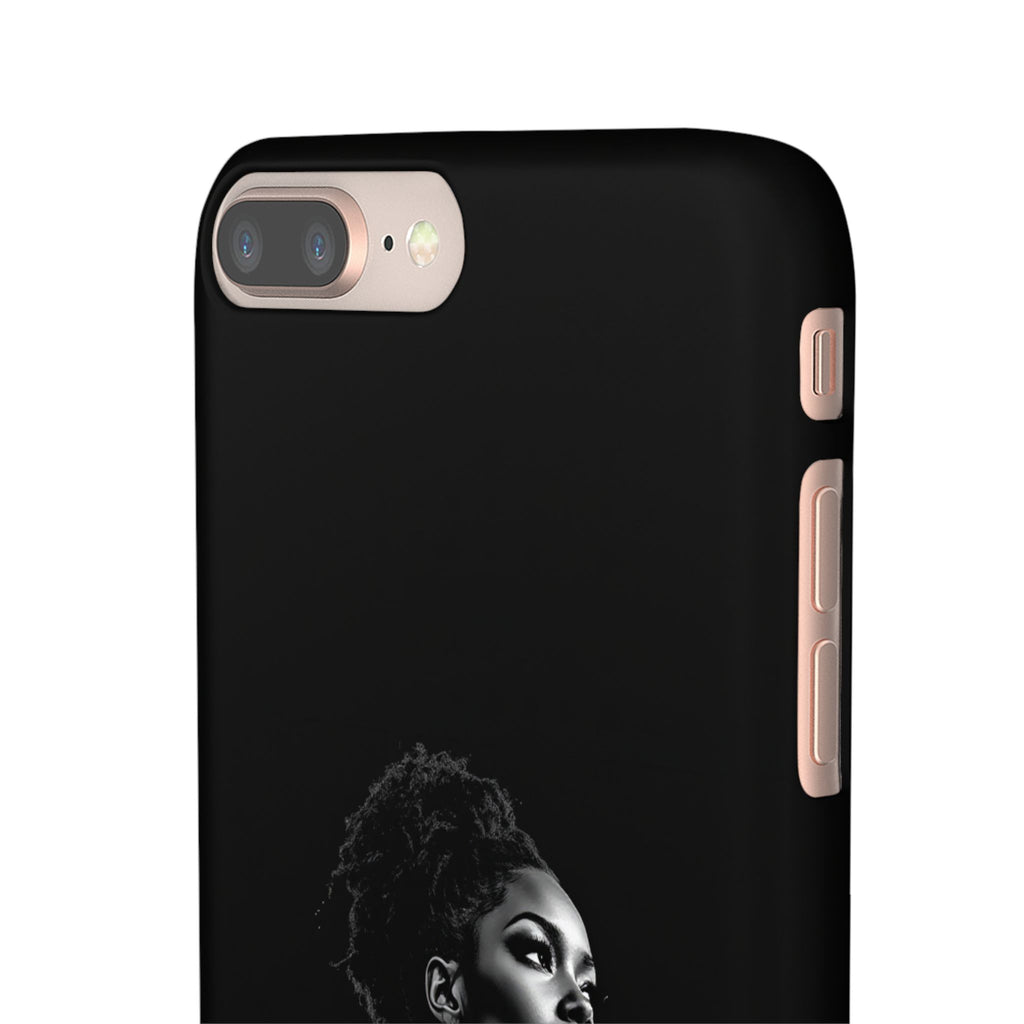Phone Case — "Long Haul Loyalty" Black Portrait Snap Case